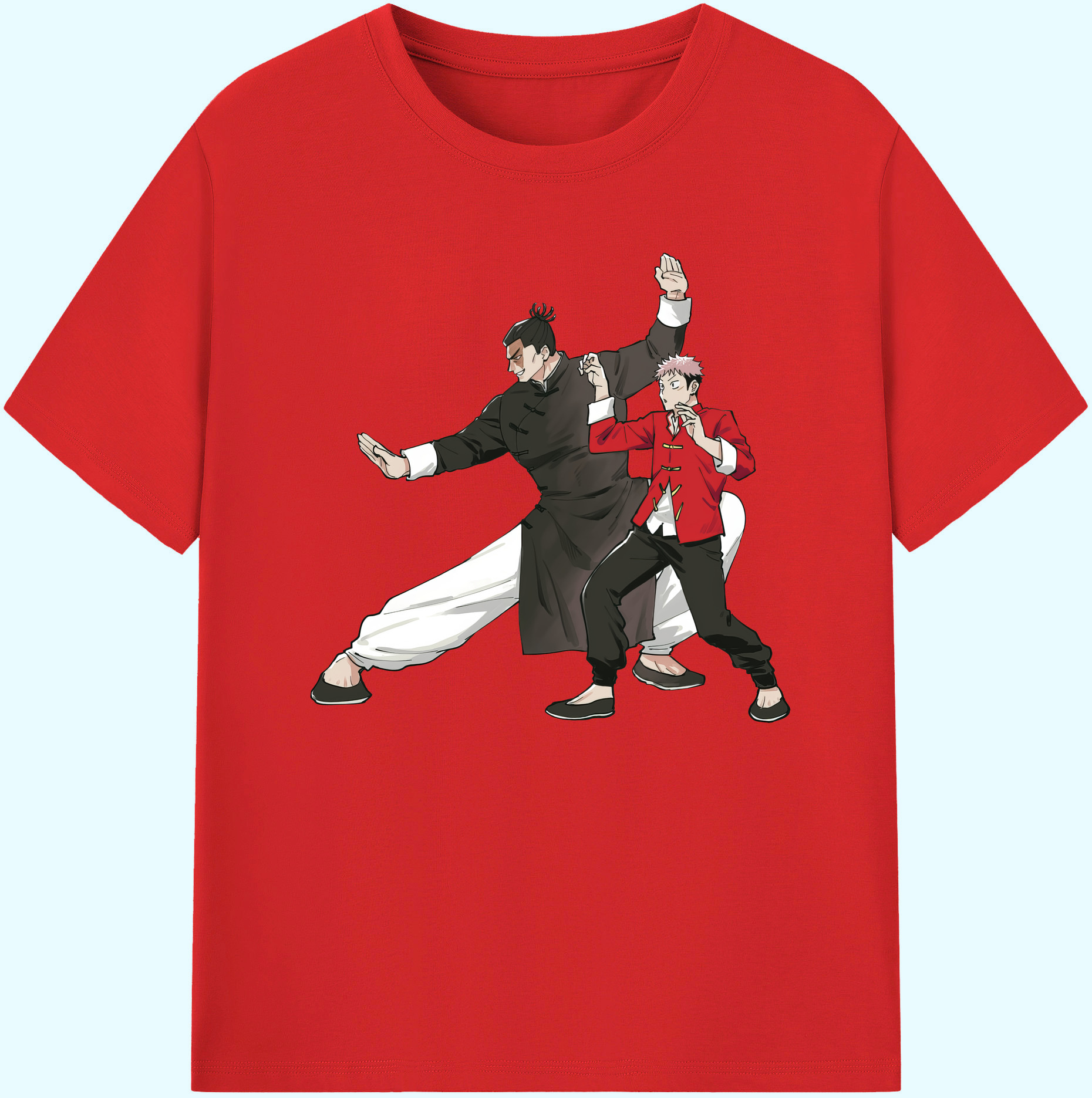 （画像用） 呪術廻戦 Jujutsu Kaisen 綿100％ メンズ半袖Tシャツ｜肌触りやわらか＆通気性