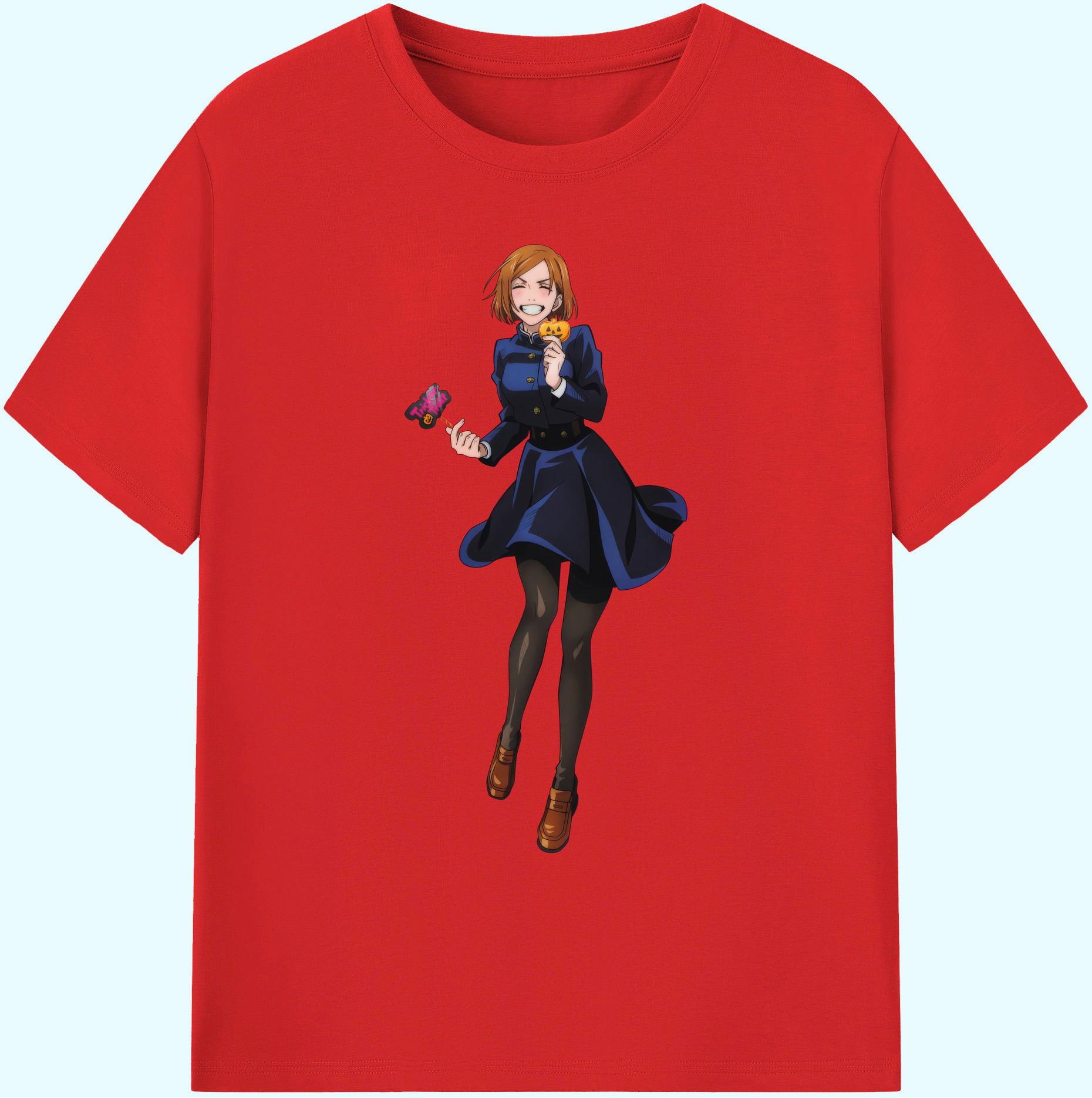 （画像用） 呪術廻戦 Jujutsu Kaisen 綿100％ メンズ半袖Tシャツ｜肌触りやわらか＆通気性