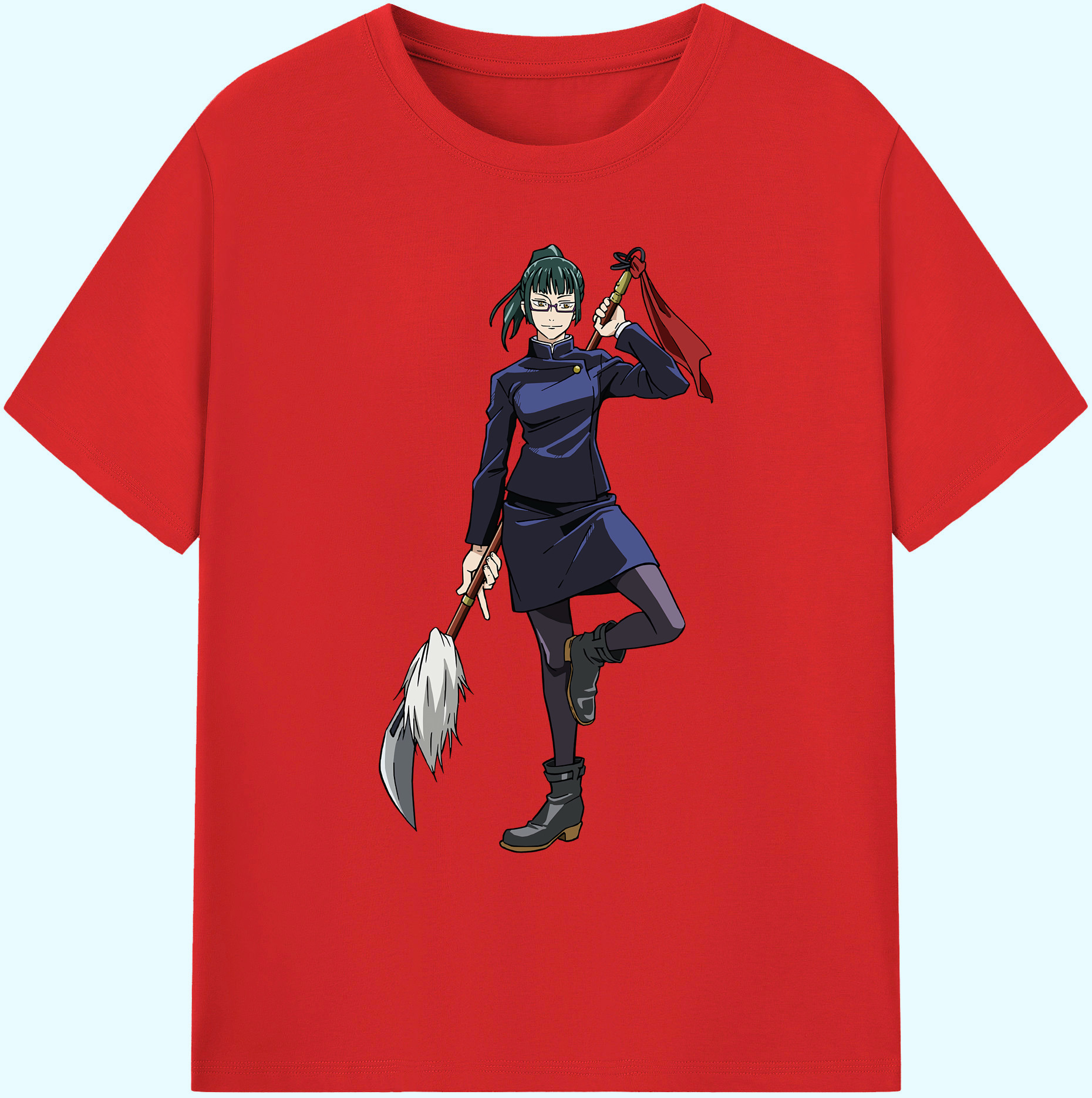 （画像用） 呪術廻戦 Jujutsu Kaisen 綿100％ メンズ半袖Tシャツ｜肌触りやわらか＆通気性