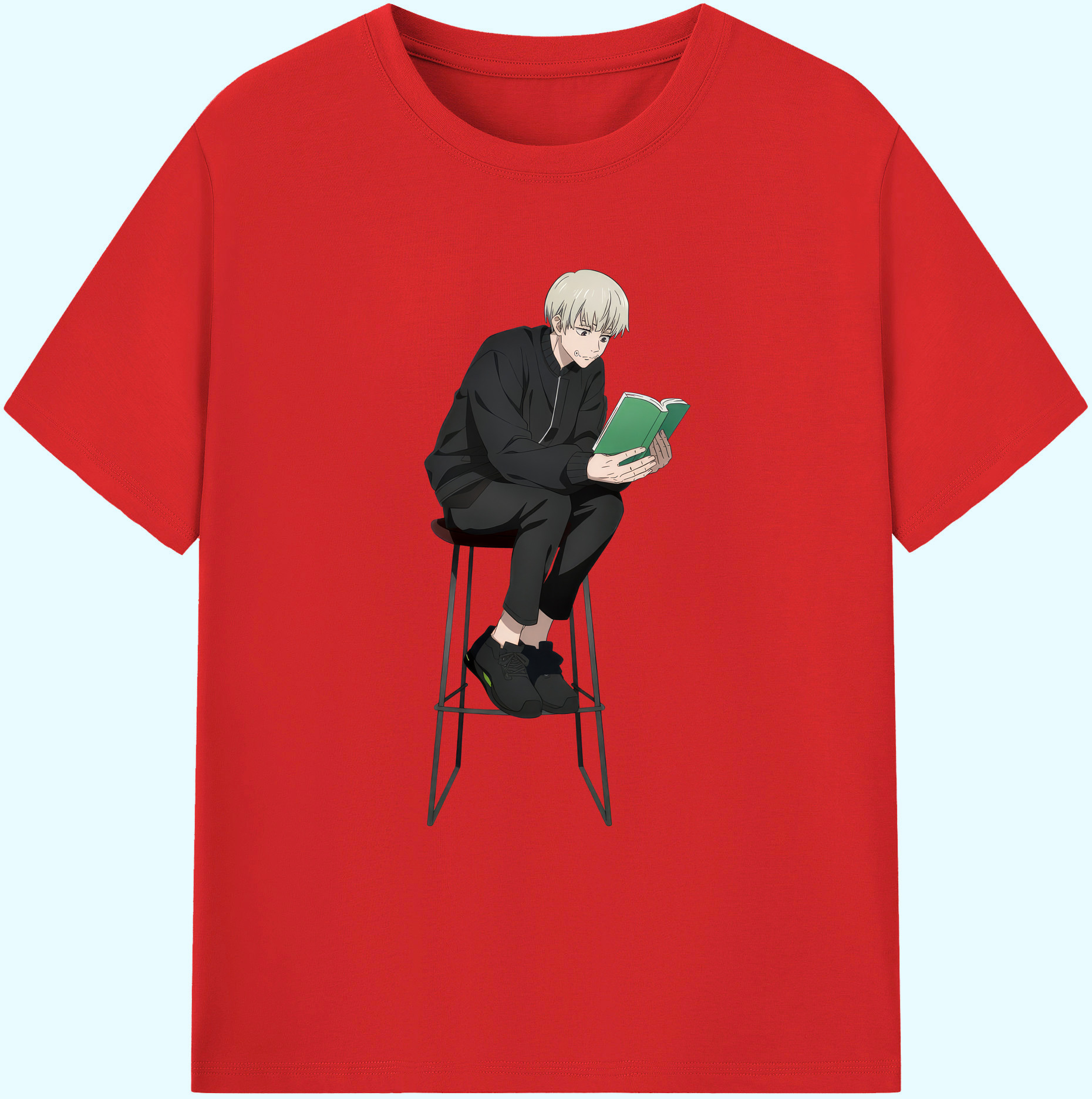 （画像用） 呪術廻戦 Jujutsu Kaisen 綿100％ メンズ半袖Tシャツ｜肌触りやわらか＆通気性