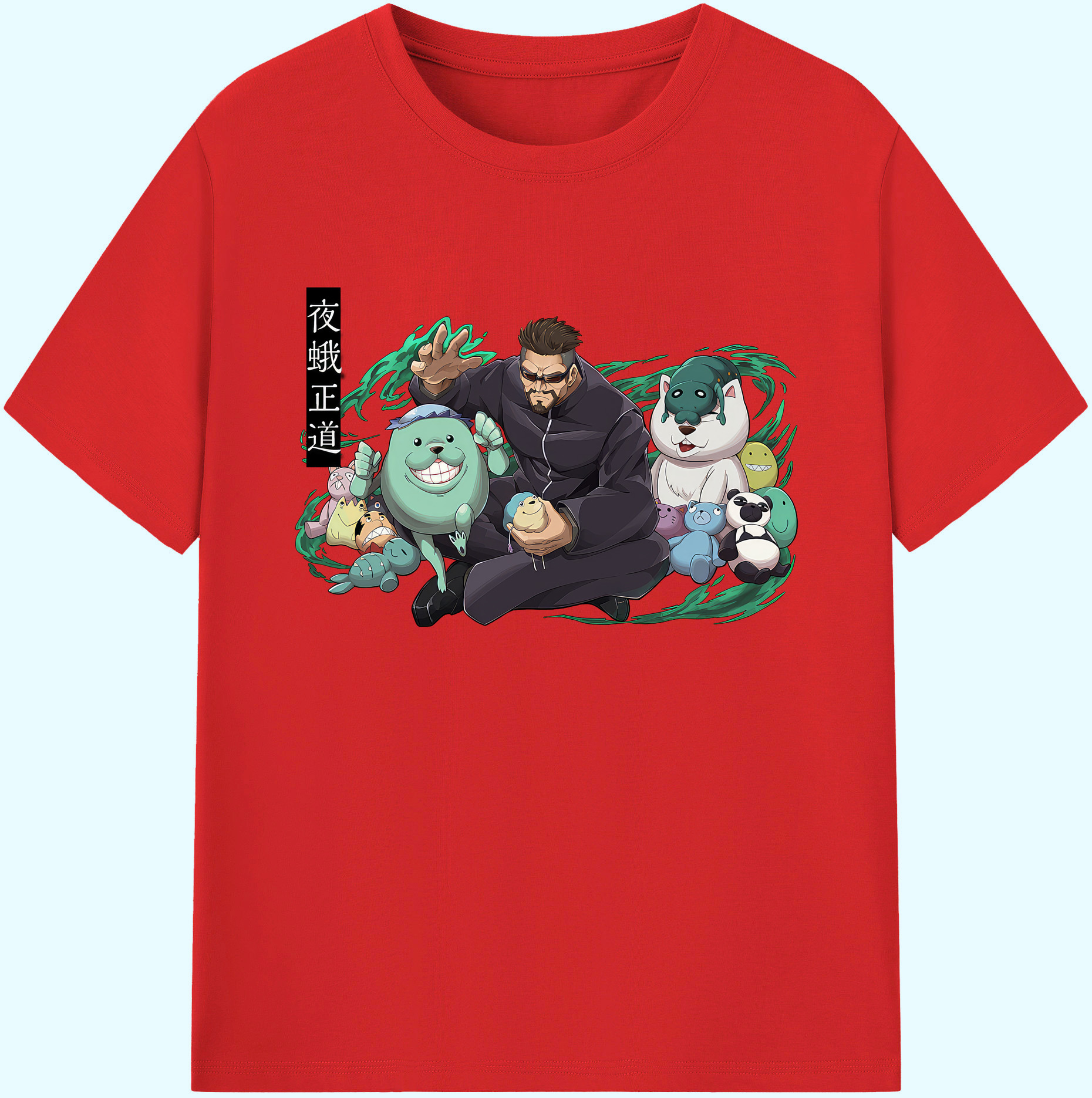 （画像用） 呪術廻戦 Jujutsu Kaisen 綿100％ メンズ半袖Tシャツ｜肌触りやわらか＆通気性