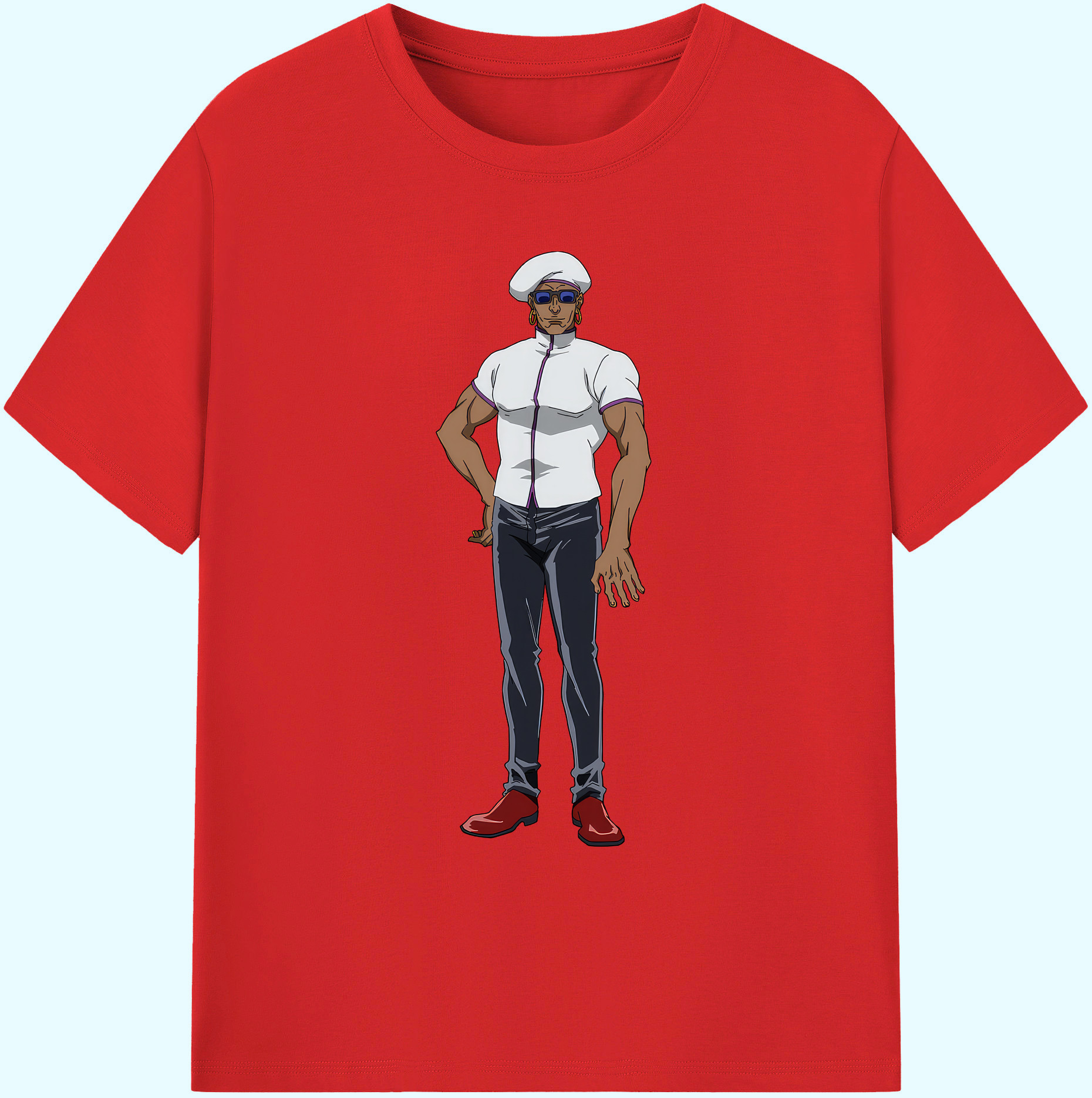 （画像用） 呪術廻戦 Jujutsu Kaisen 綿100％ メンズ半袖Tシャツ｜肌触りやわらか＆通気性