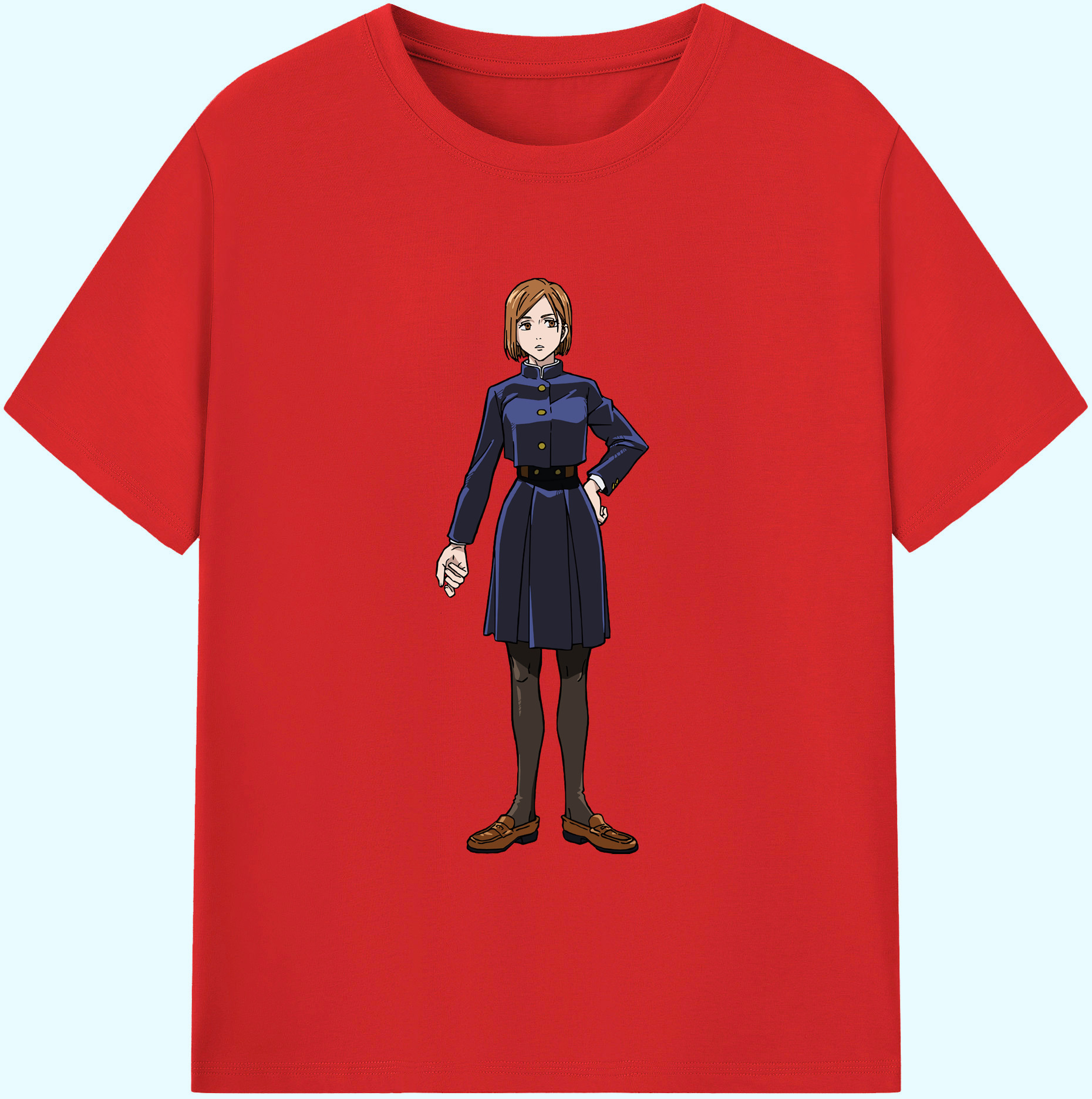 （画像用） 呪術廻戦 Jujutsu Kaisen 綿100％ メンズ半袖Tシャツ｜肌触りやわらか＆通気性