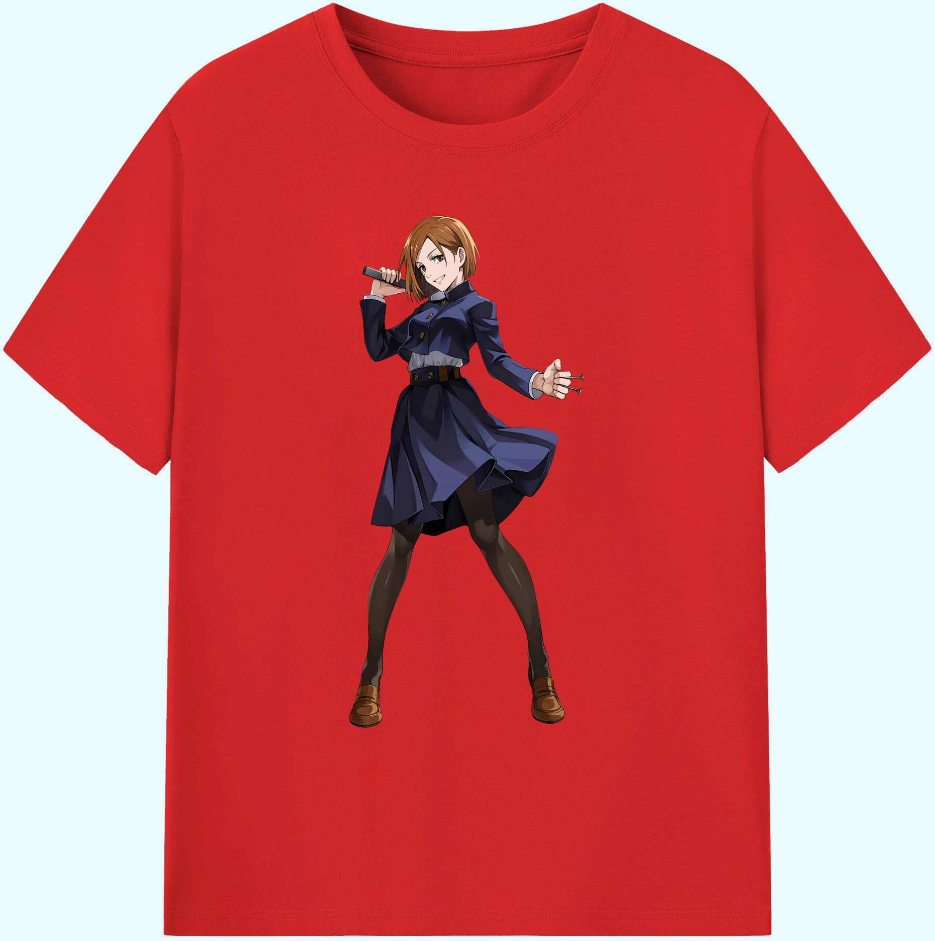 （画像用） 呪術廻戦 Jujutsu Kaisen 綿100％ メンズ半袖Tシャツ｜肌触りやわらか＆通気性