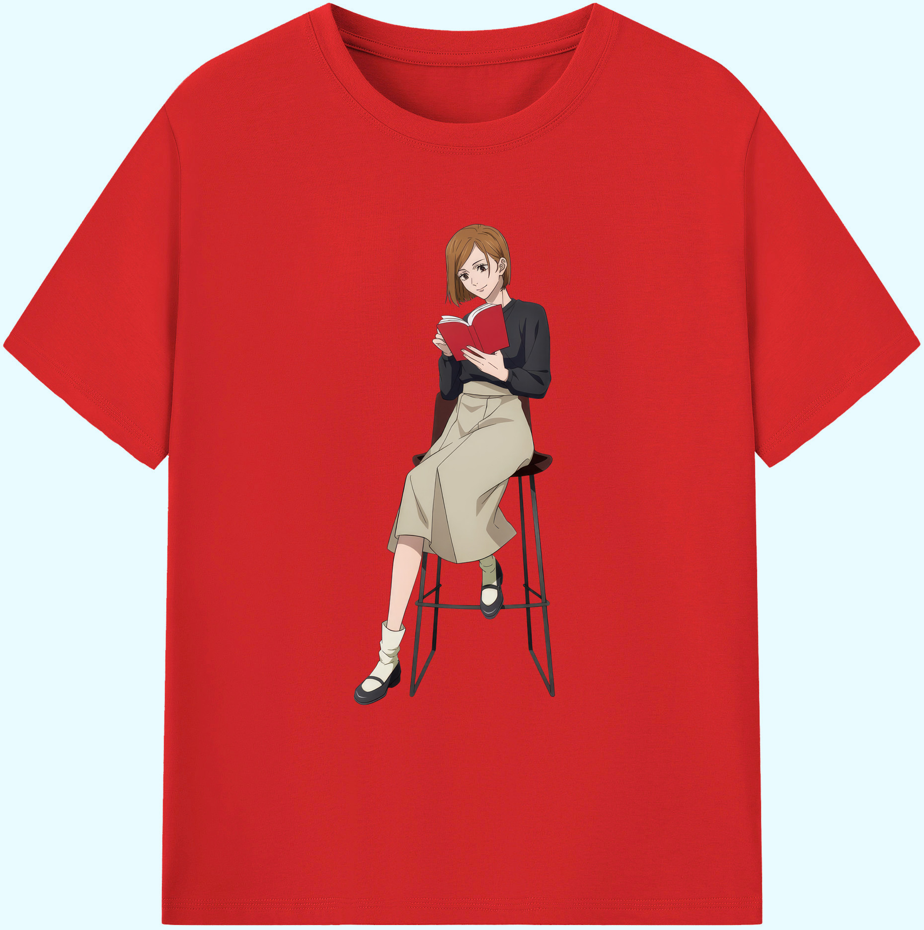 （画像用） 呪術廻戦 Jujutsu Kaisen 綿100％ メンズ半袖Tシャツ｜肌触りやわらか＆通気性
