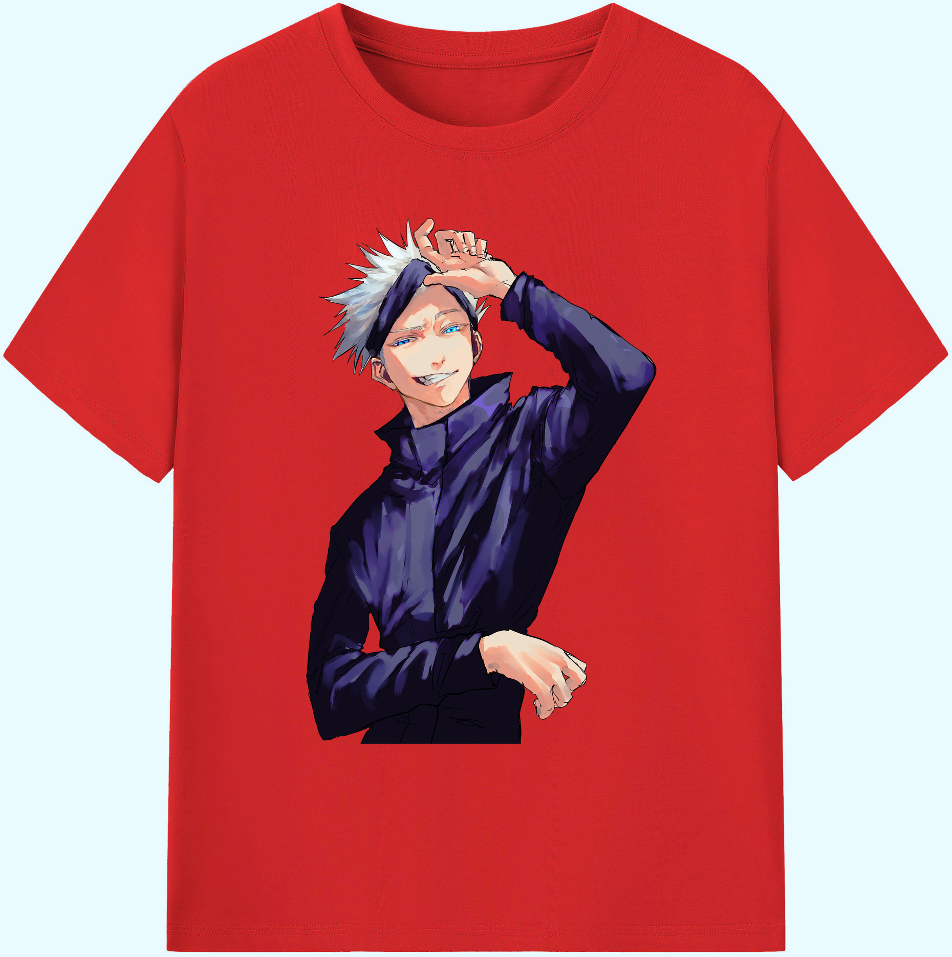 （画像用） 呪術廻戦 Jujutsu Kaisen 綿100％ メンズ半袖Tシャツ｜肌触りやわらか＆通気性