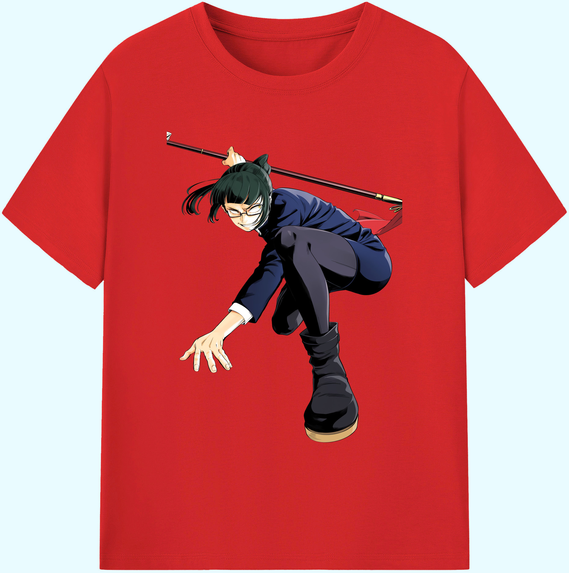 （画像用） 呪術廻戦 Jujutsu Kaisen 綿100％ メンズ半袖Tシャツ｜肌触りやわらか＆通気性