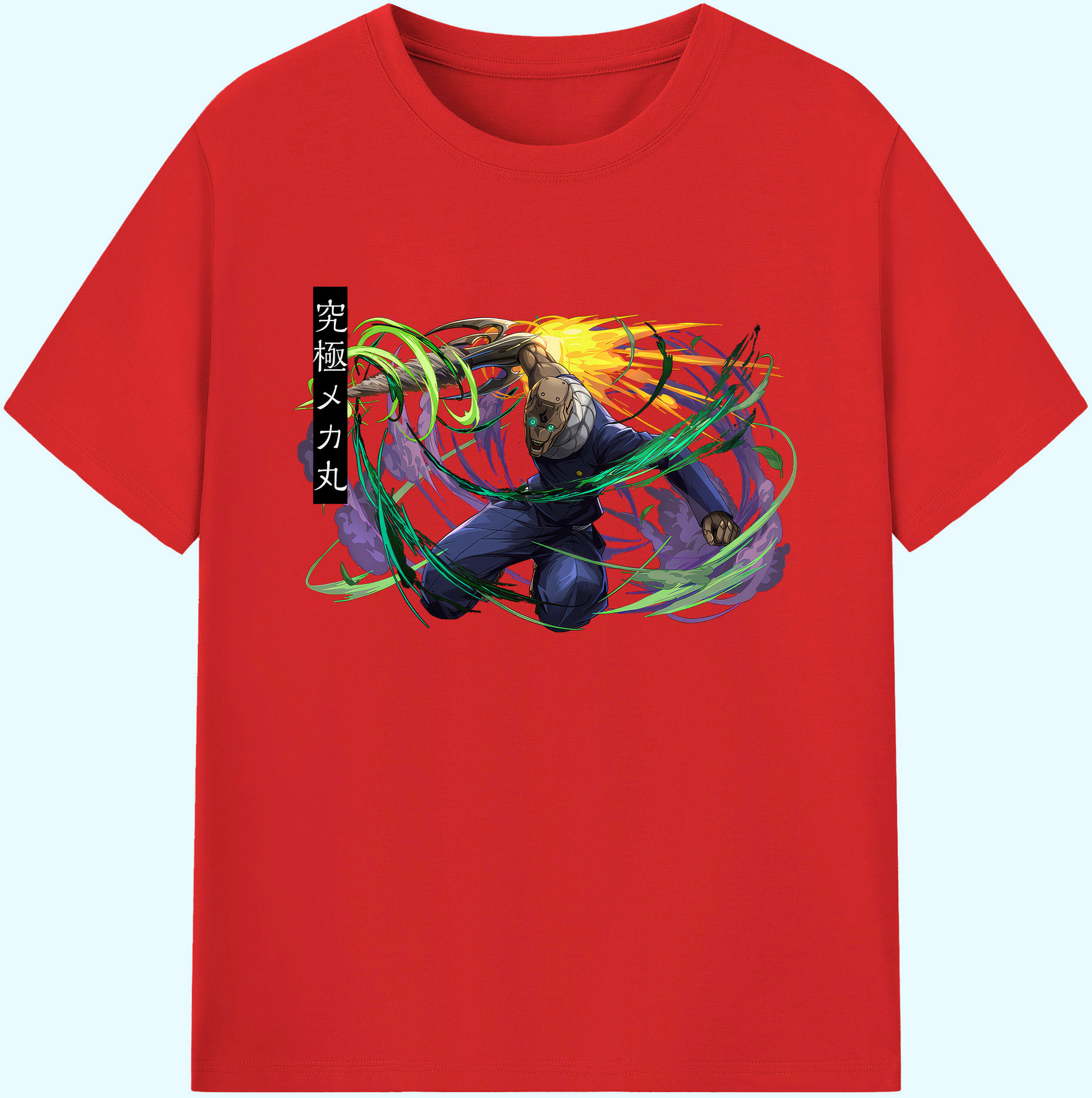 （画像用） 呪術廻戦 Jujutsu Kaisen 綿100％ メンズ半袖Tシャツ｜肌触りやわらか＆通気性