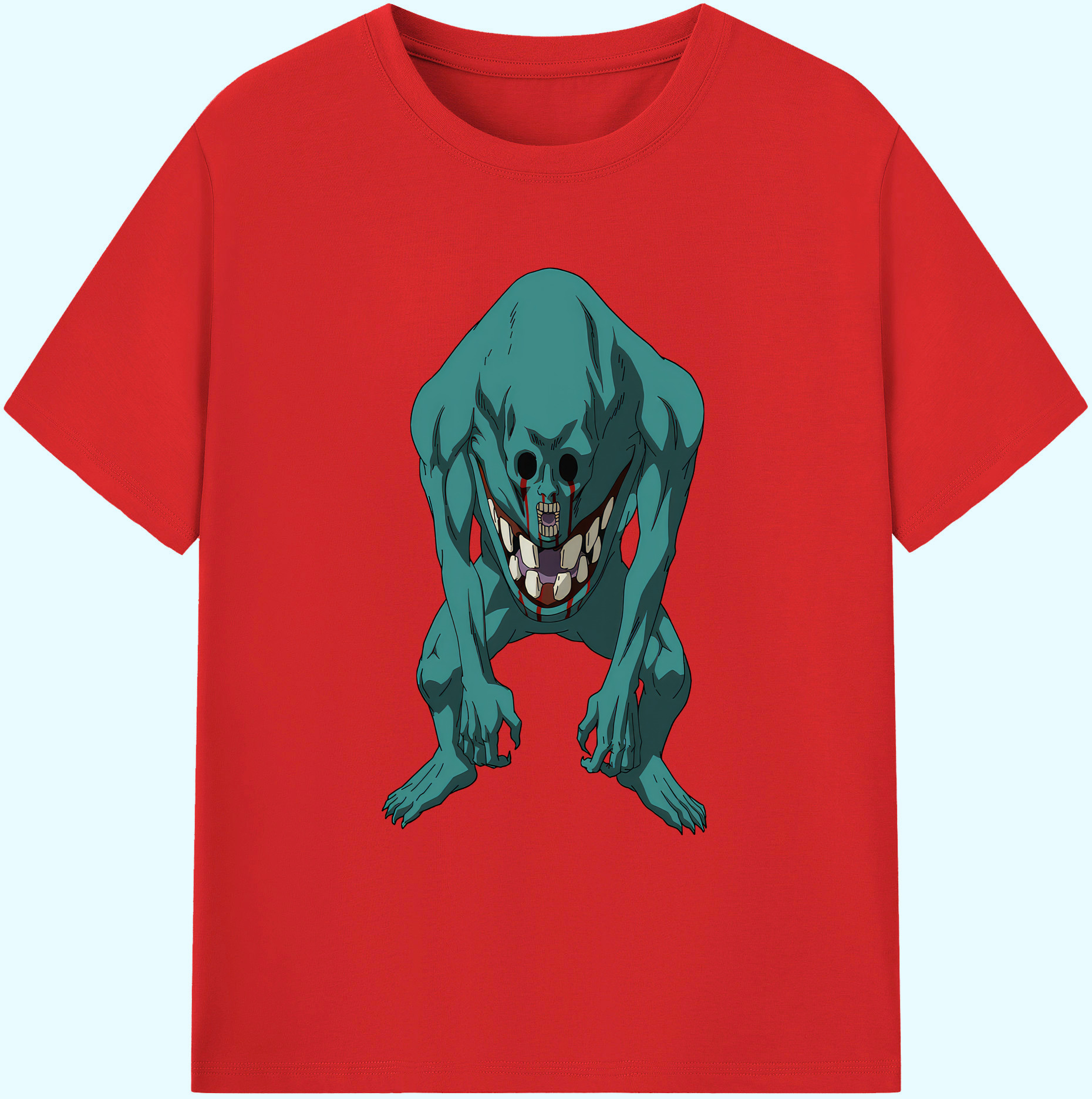 （画像用） 呪術廻戦 Jujutsu Kaisen 綿100％ メンズ半袖Tシャツ｜肌触りやわらか＆通気性