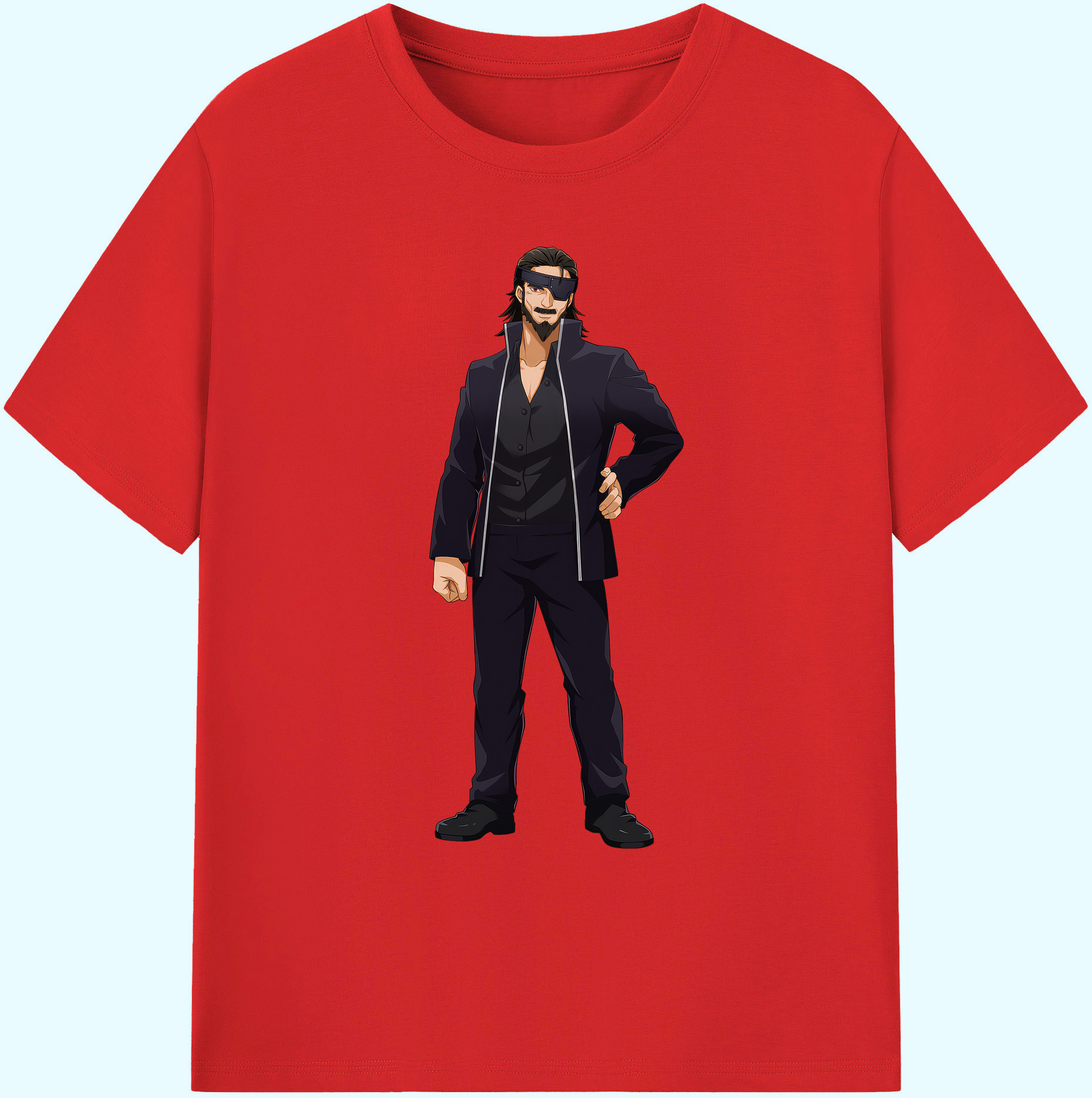 （画像用） 呪術廻戦 Jujutsu Kaisen 綿100％ メンズ半袖Tシャツ｜肌触りやわらか＆通気性