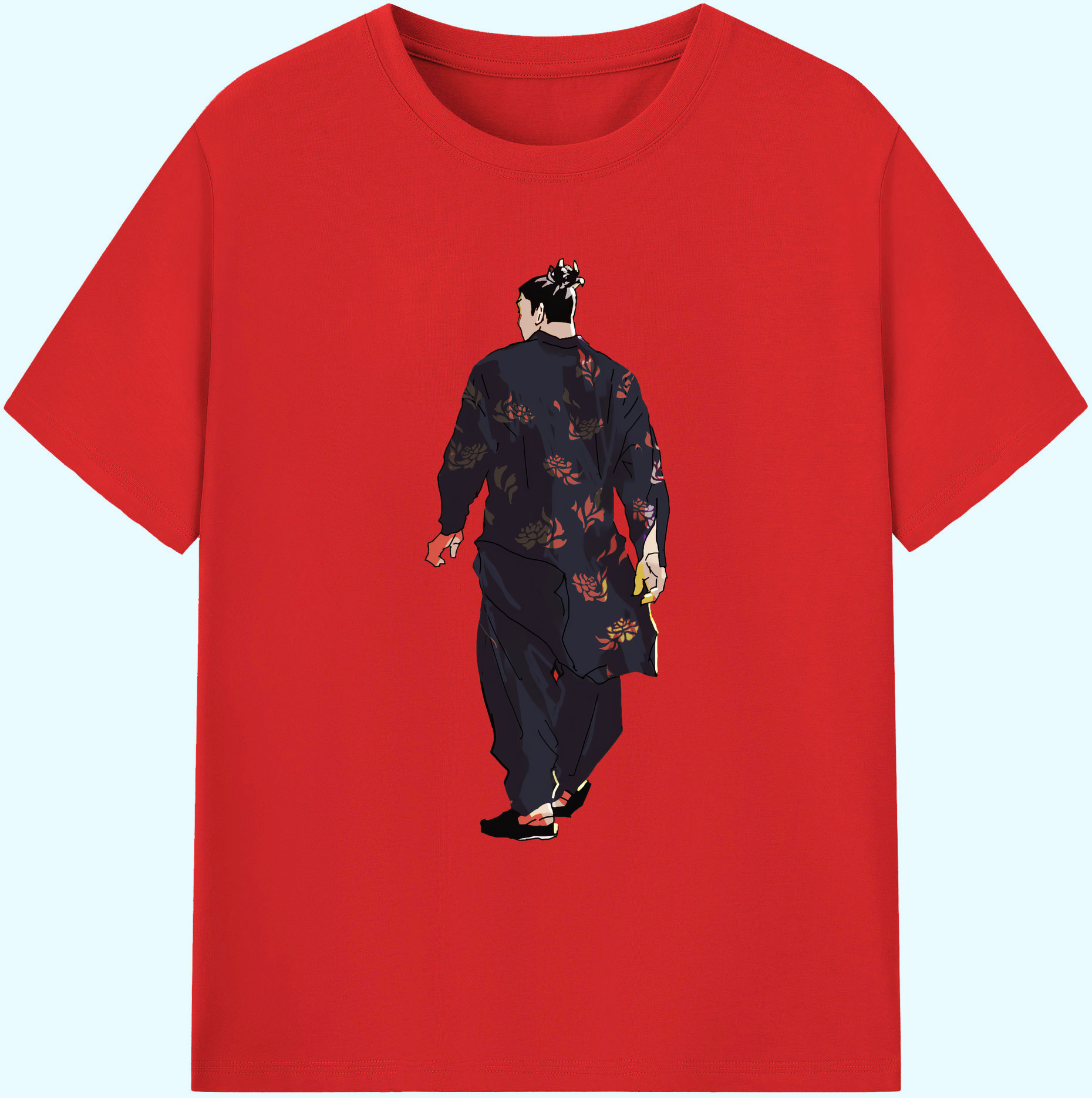 （画像用） 呪術廻戦 Jujutsu Kaisen 綿100％ メンズ半袖Tシャツ｜肌触りやわらか＆通気性