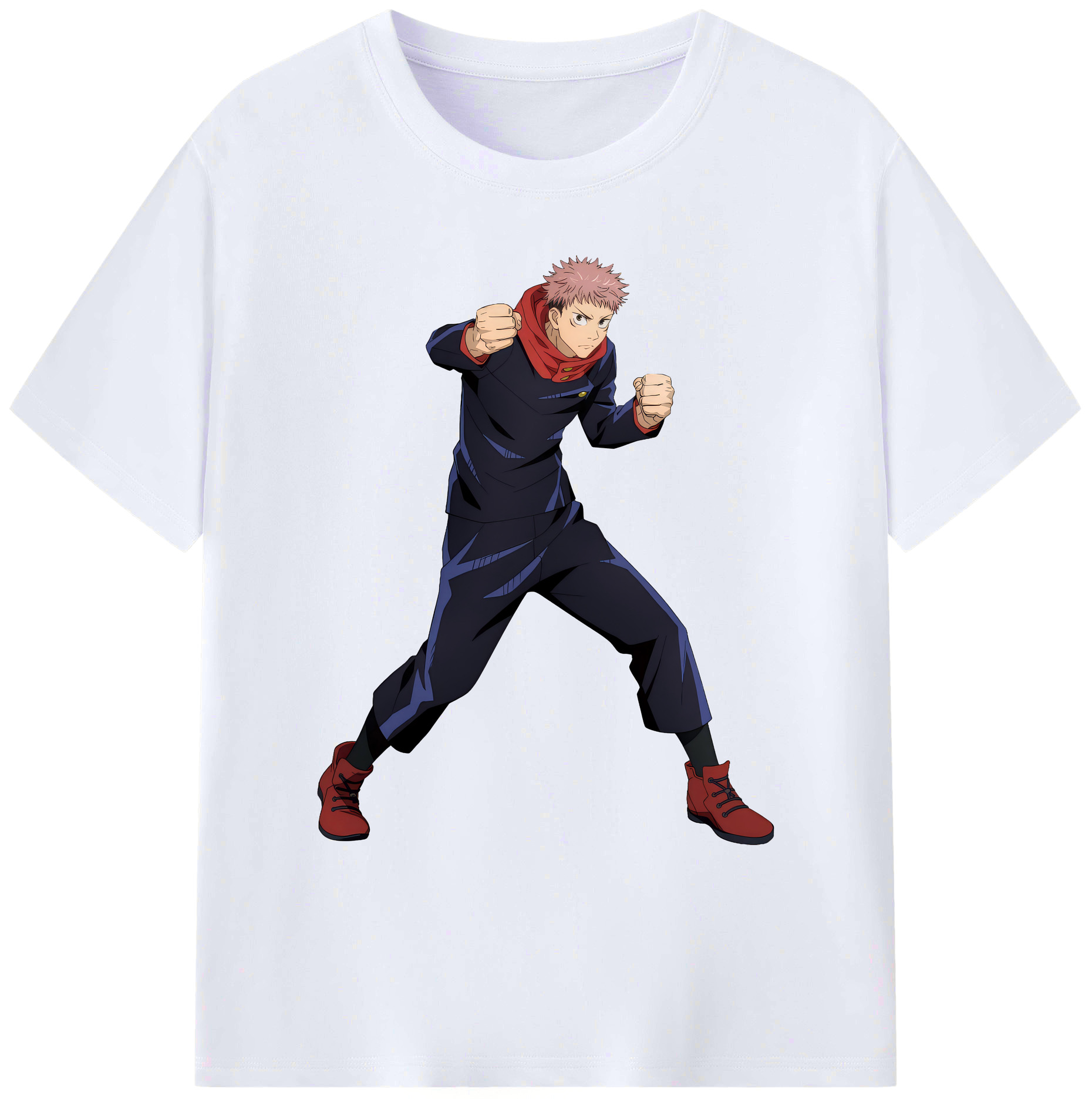 （画像用） 呪術廻戦 Jujutsu Kaisen 綿100％ メンズ半袖Tシャツ｜肌触りやわらか＆通気性