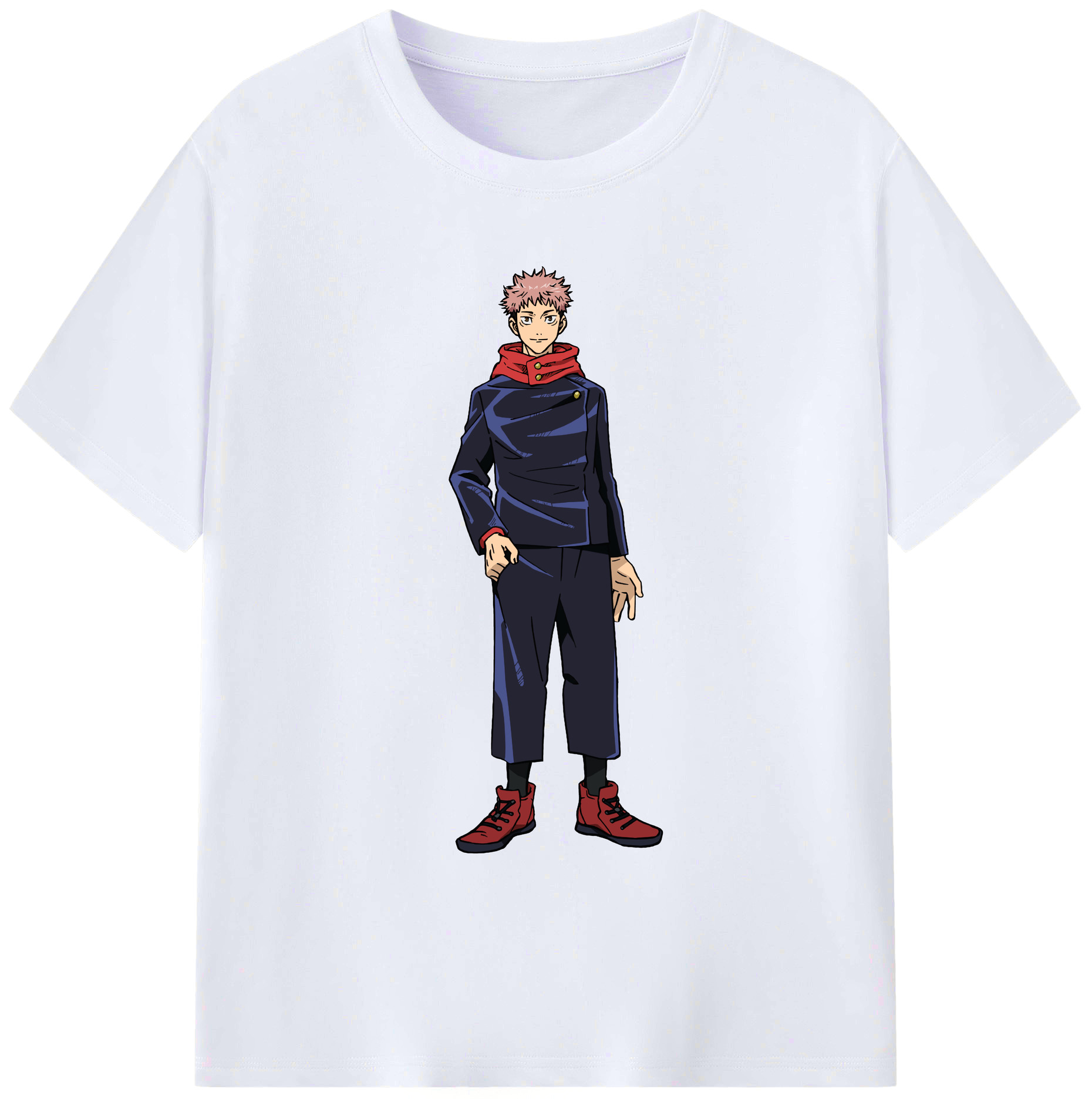 （画像用） 呪術廻戦 Jujutsu Kaisen 綿100％ メンズ半袖Tシャツ｜肌触りやわらか＆通気性