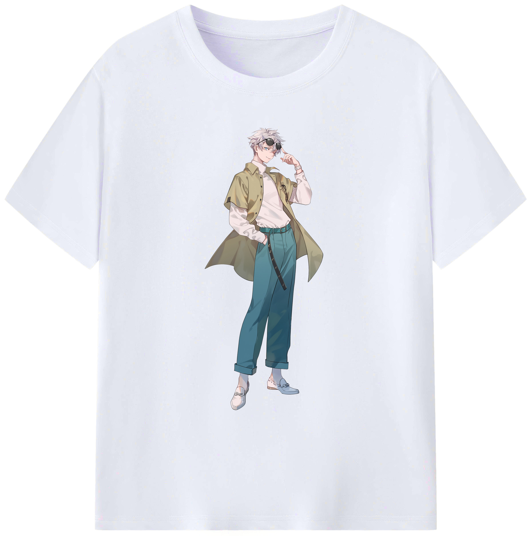 （画像用） 呪術廻戦 Jujutsu Kaisen 綿100％ メンズ半袖Tシャツ｜肌触りやわらか＆通気性