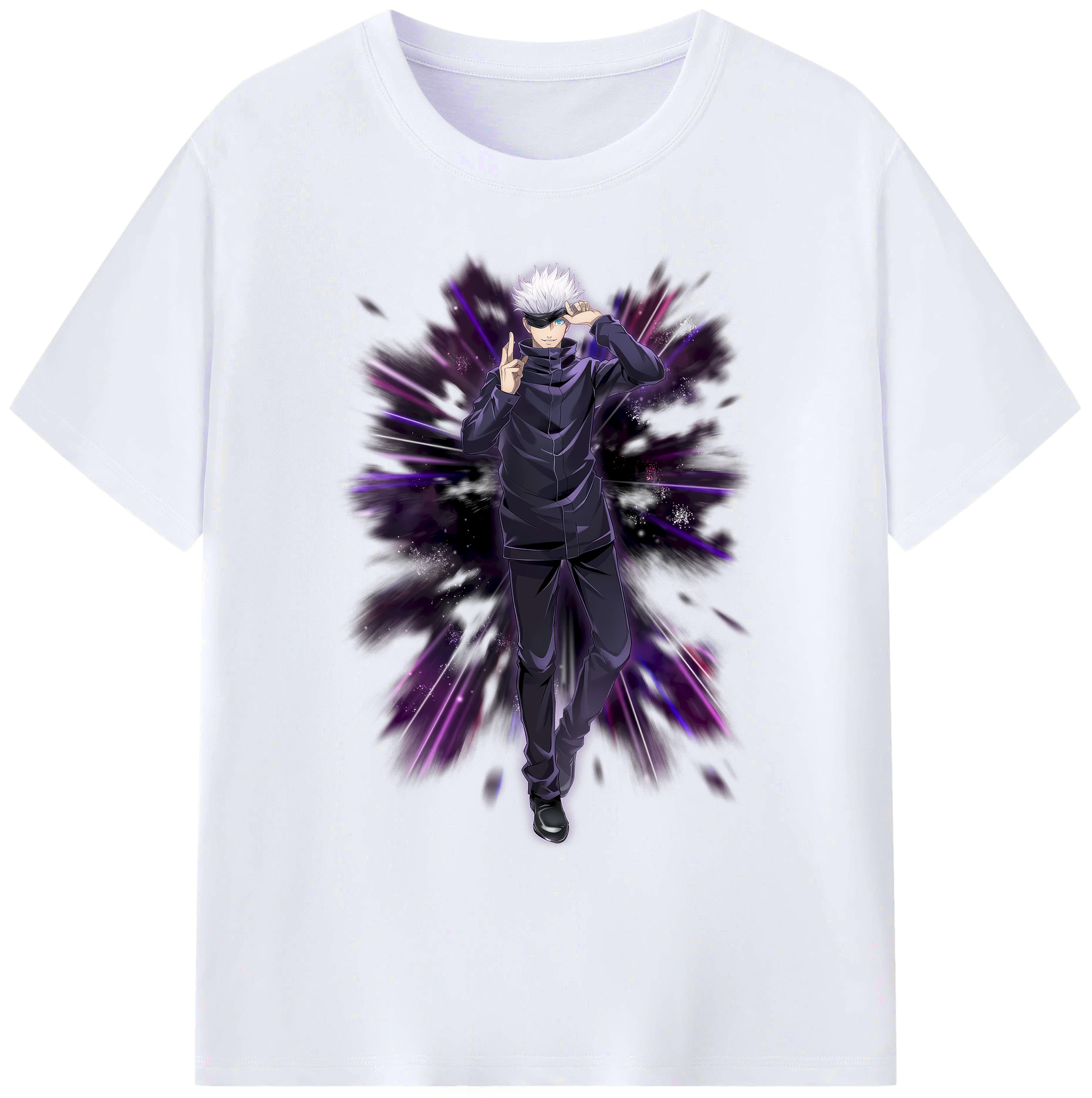 （画像用） 呪術廻戦 Jujutsu Kaisen 綿100％ メンズ半袖Tシャツ｜肌触りやわらか＆通気性