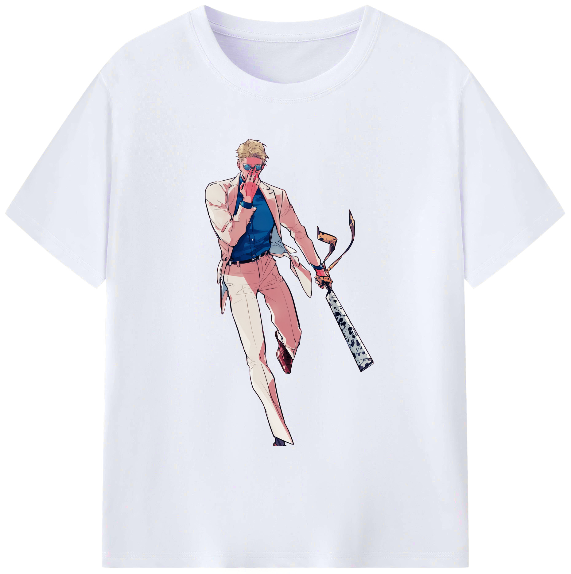 （画像用） 呪術廻戦 Jujutsu Kaisen 綿100％ メンズ半袖Tシャツ｜肌触りやわらか＆通気性