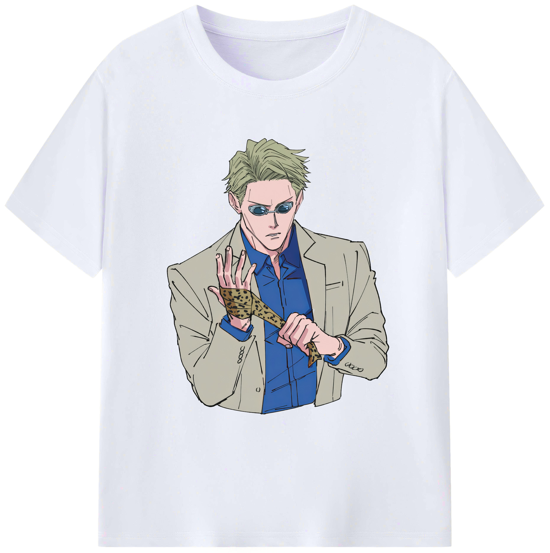 （画像用） 呪術廻戦 Jujutsu Kaisen 綿100％ メンズ半袖Tシャツ｜肌触りやわらか＆通気性