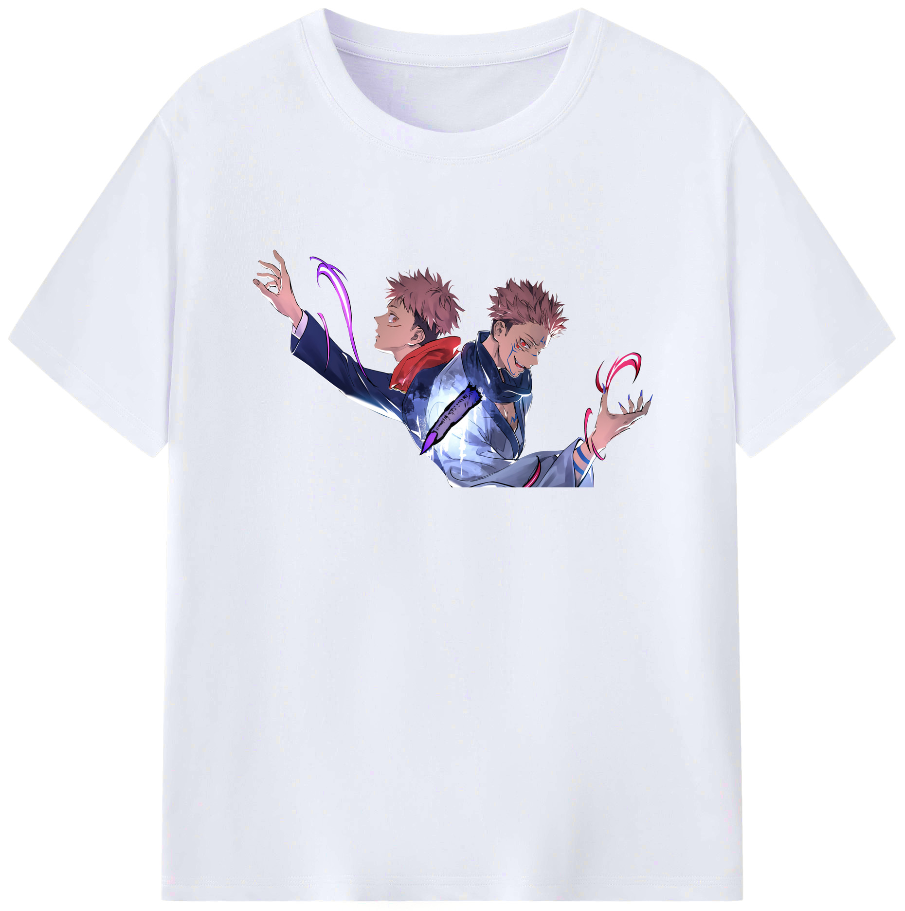 （画像用） 呪術廻戦 Jujutsu Kaisen 綿100％ メンズ半袖Tシャツ｜肌触りやわらか＆通気性