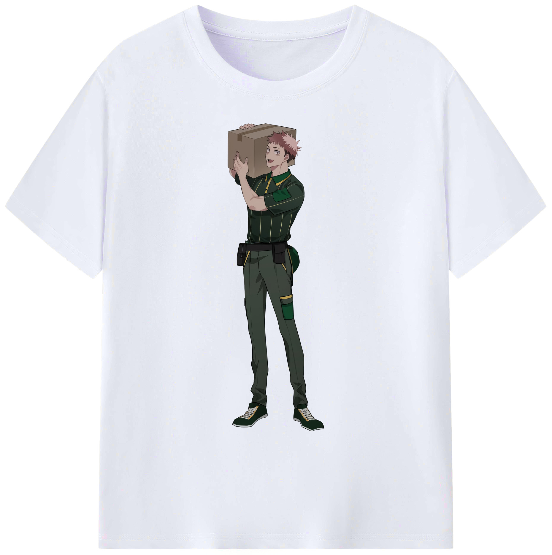 （画像用） 呪術廻戦 Jujutsu Kaisen 綿100％ メンズ半袖Tシャツ｜肌触りやわらか＆通気性