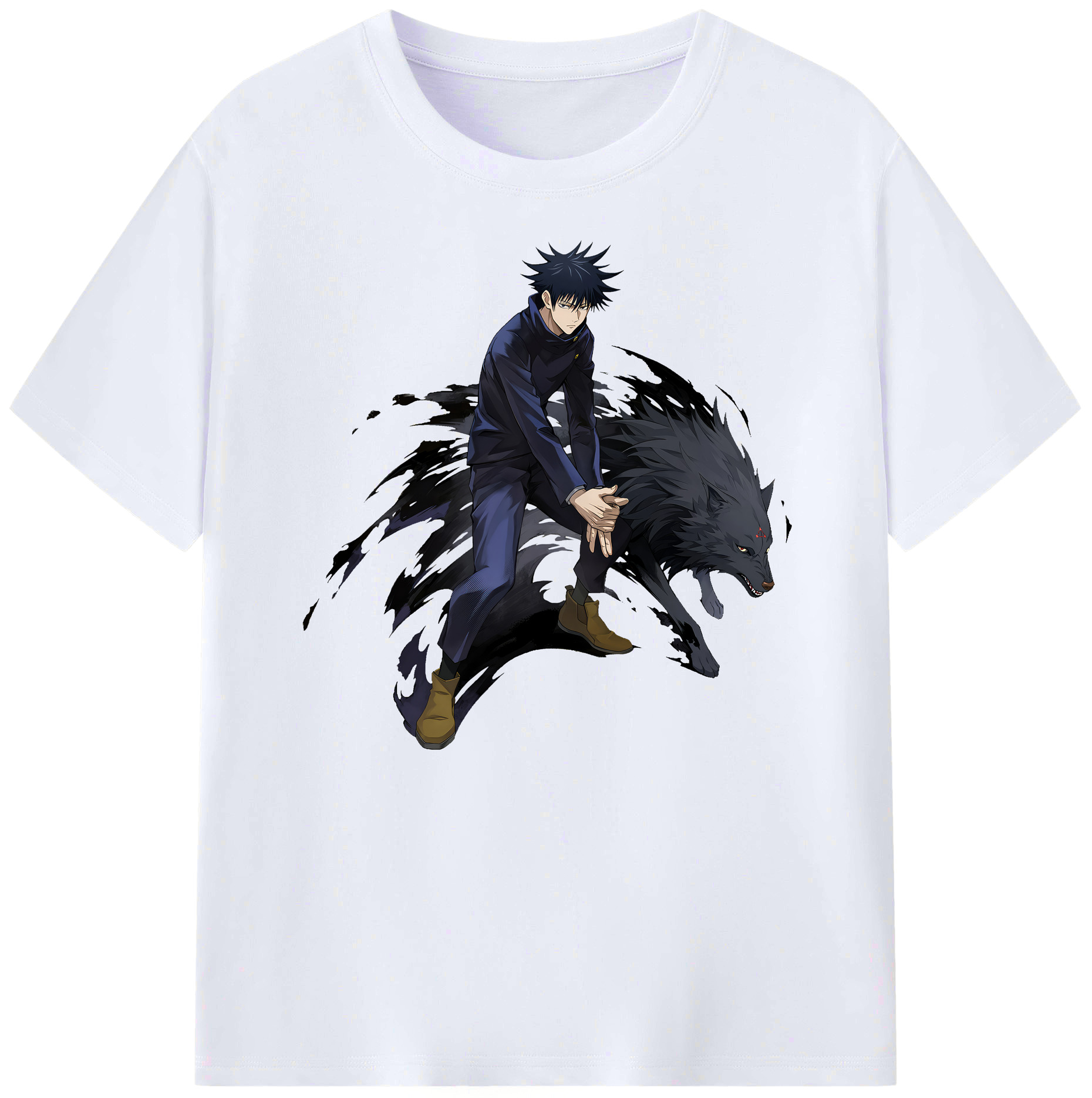 （画像用） 呪術廻戦 Jujutsu Kaisen 綿100％ メンズ半袖Tシャツ｜肌触りやわらか＆通気性