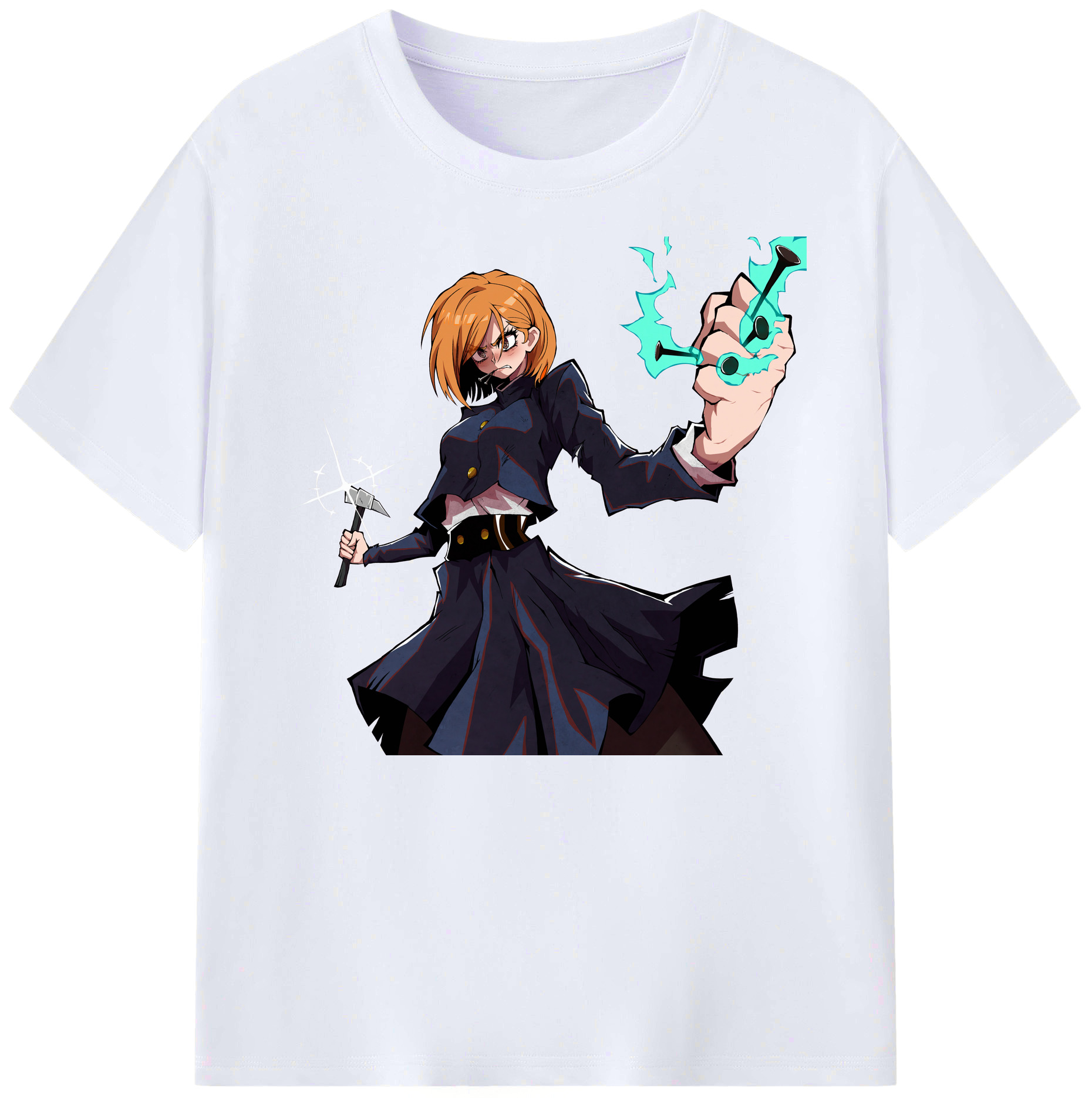 （画像用） 呪術廻戦 Jujutsu Kaisen 綿100％ メンズ半袖Tシャツ｜肌触りやわらか＆通気性