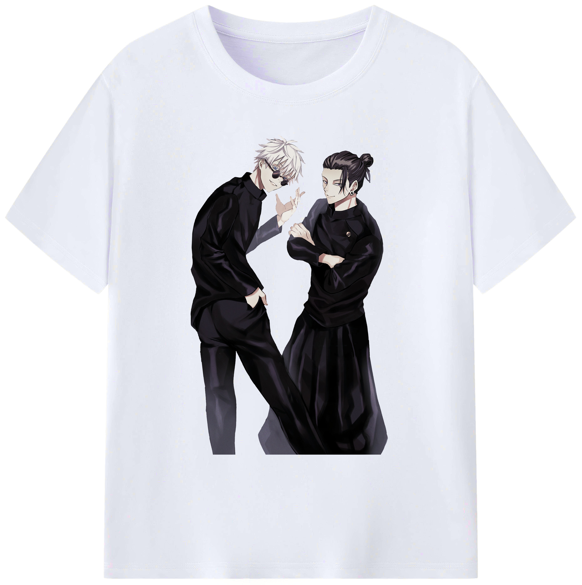 （画像用） 呪術廻戦 Jujutsu Kaisen 綿100％ メンズ半袖Tシャツ｜肌触りやわらか＆通気性