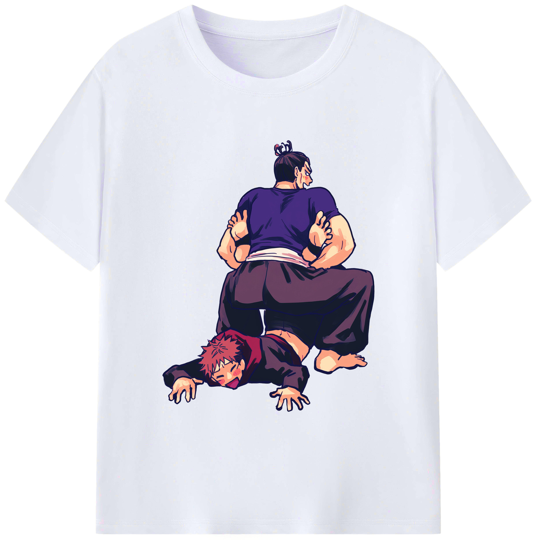 （画像用） 呪術廻戦 Jujutsu Kaisen 綿100％ メンズ半袖Tシャツ｜肌触りやわらか＆通気性