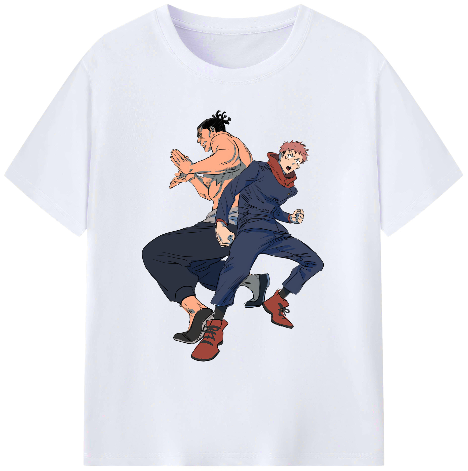 （画像用） 呪術廻戦 Jujutsu Kaisen 綿100％ メンズ半袖Tシャツ｜肌触りやわらか＆通気性