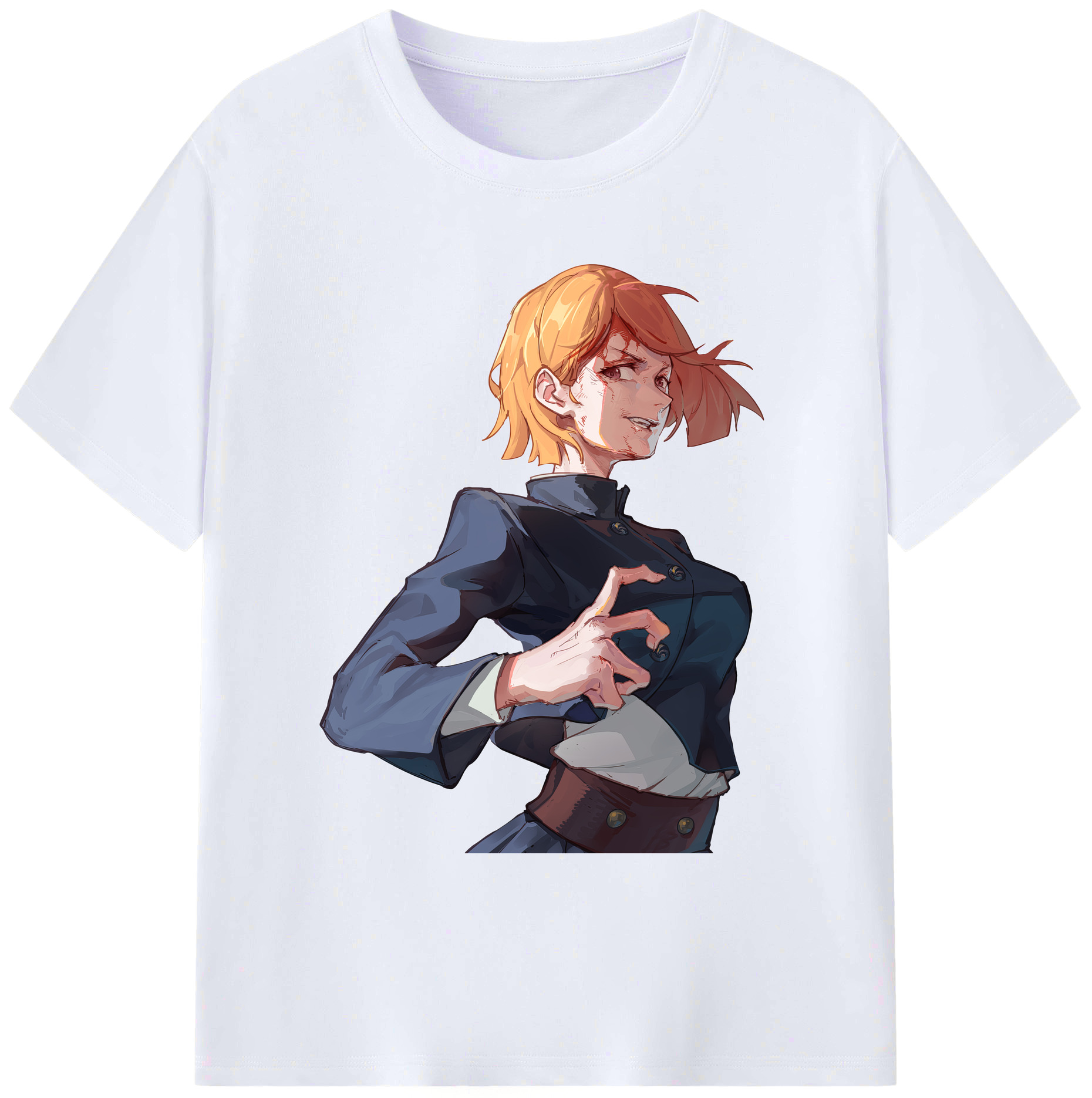 （画像用） 呪術廻戦 Jujutsu Kaisen 綿100％ メンズ半袖Tシャツ｜肌触りやわらか＆通気性