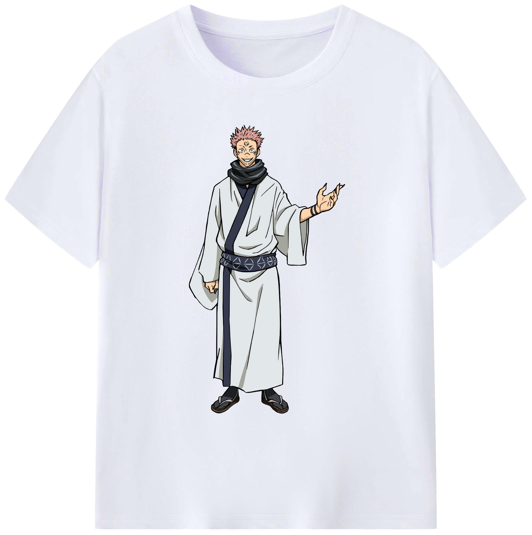 （画像用） 呪術廻戦 Jujutsu Kaisen 綿100％ メンズ半袖Tシャツ｜肌触りやわらか＆通気性