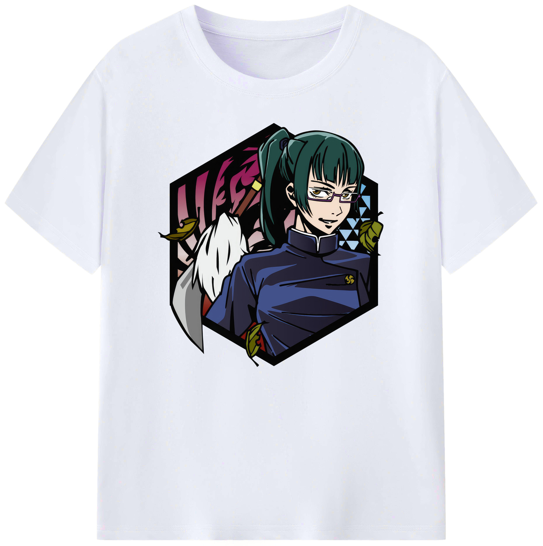 （画像用） 呪術廻戦 Jujutsu Kaisen 綿100％ メンズ半袖Tシャツ｜肌触りやわらか＆通気性
