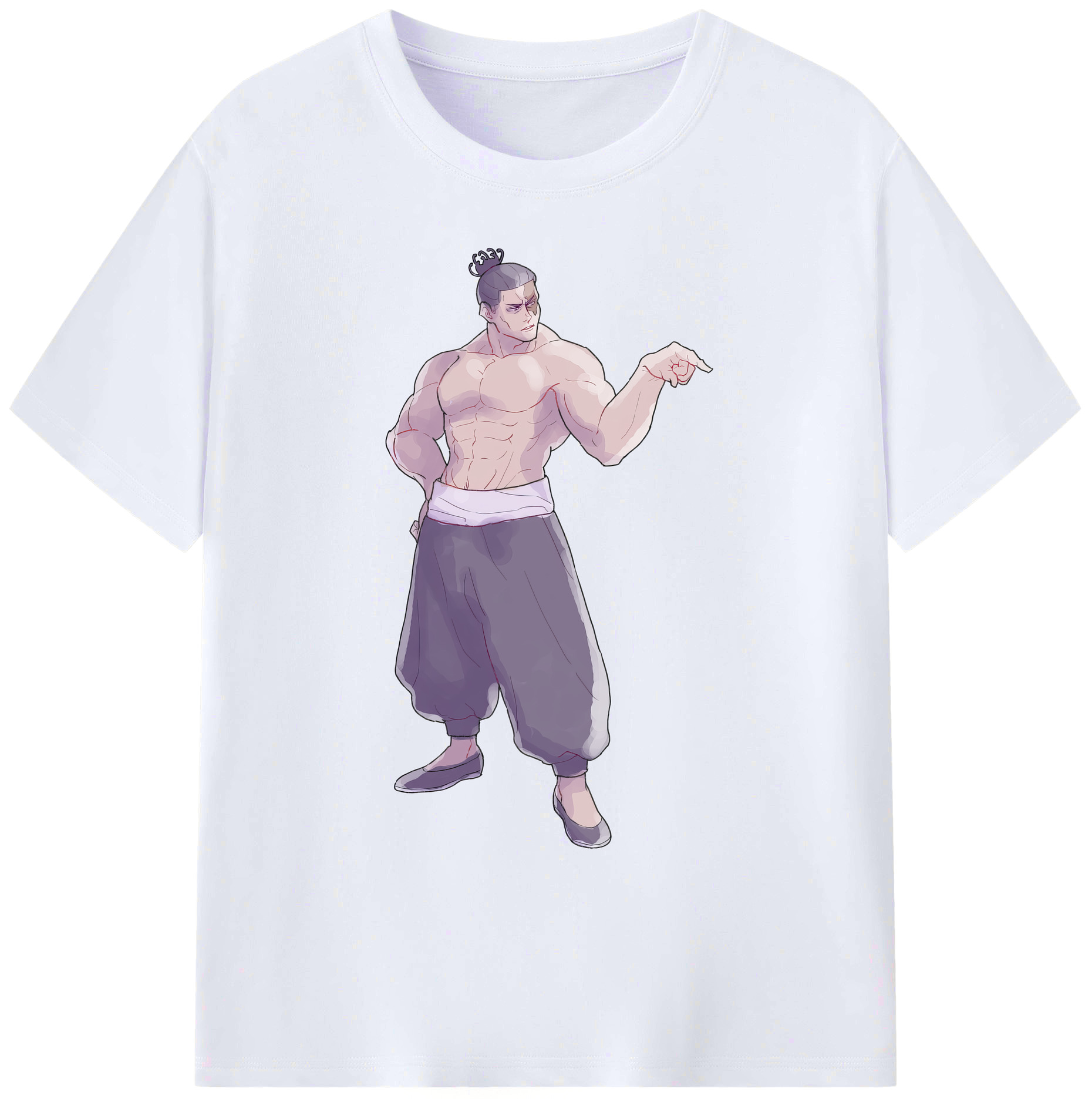 （画像用） 呪術廻戦 Jujutsu Kaisen 綿100％ メンズ半袖Tシャツ｜肌触りやわらか＆通気性