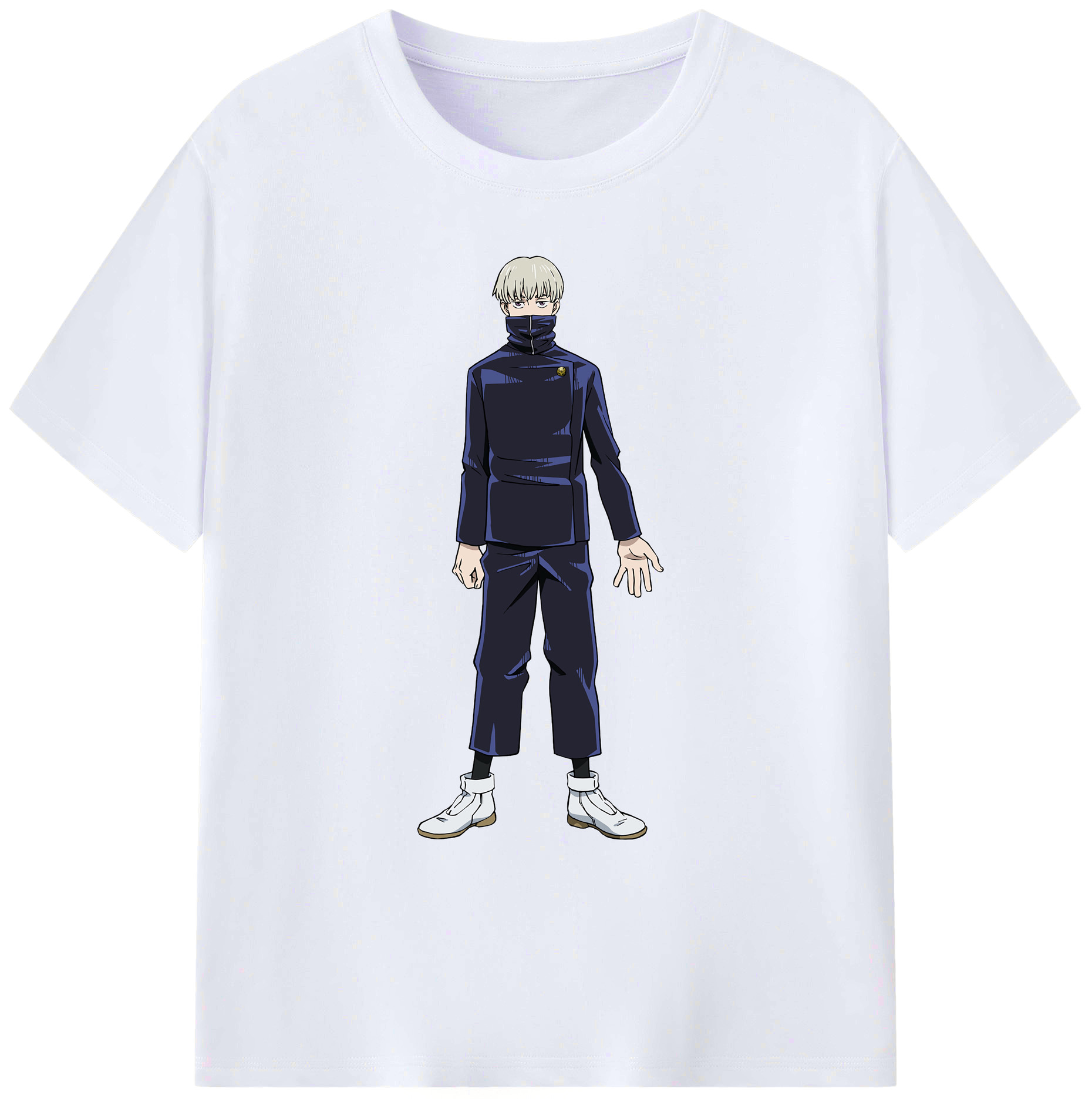 （画像用） 呪術廻戦 Jujutsu Kaisen 綿100％ メンズ半袖Tシャツ｜肌触りやわらか＆通気性