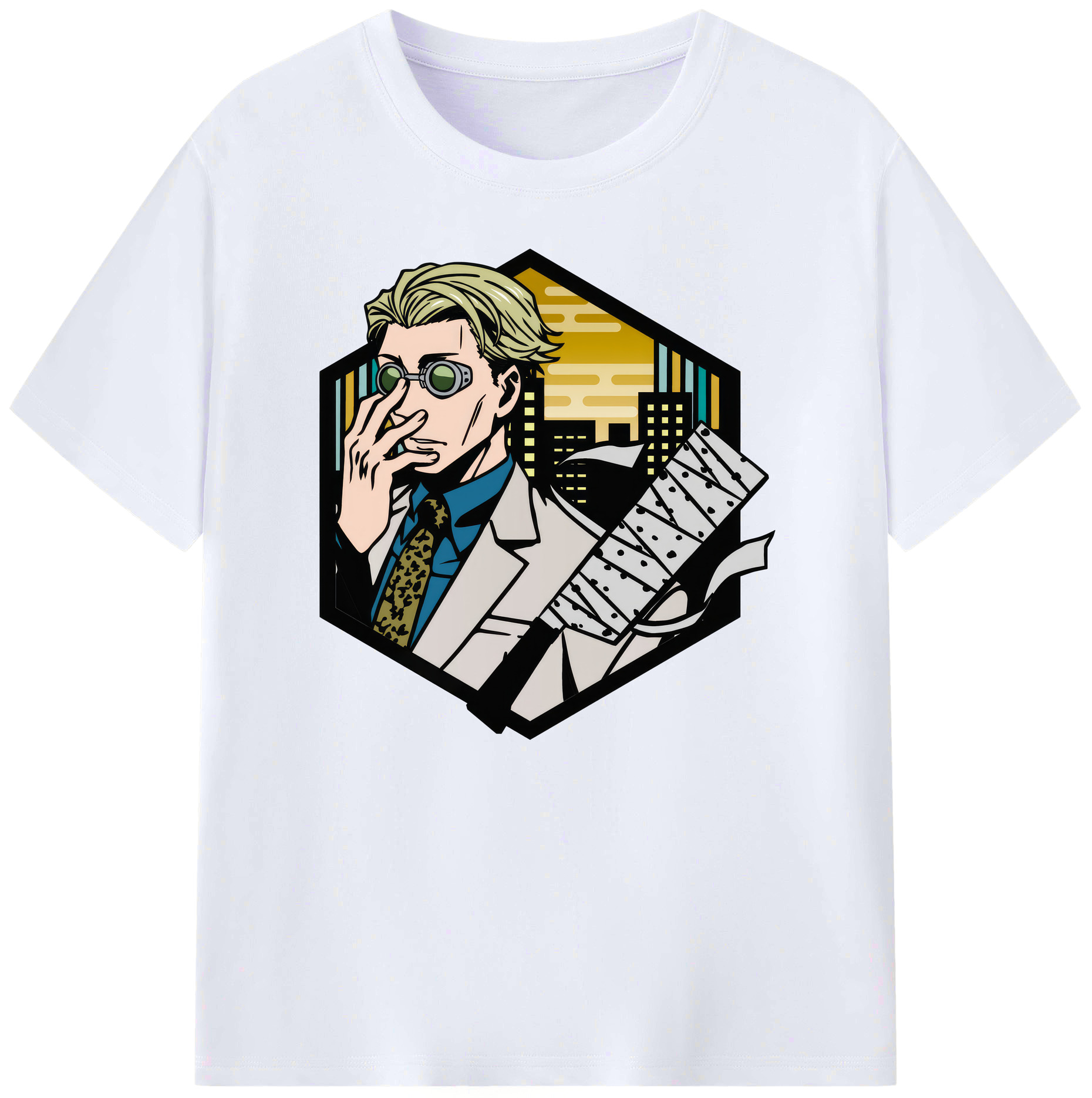 （画像用） 呪術廻戦 Jujutsu Kaisen 綿100％ メンズ半袖Tシャツ｜肌触りやわらか＆通気性