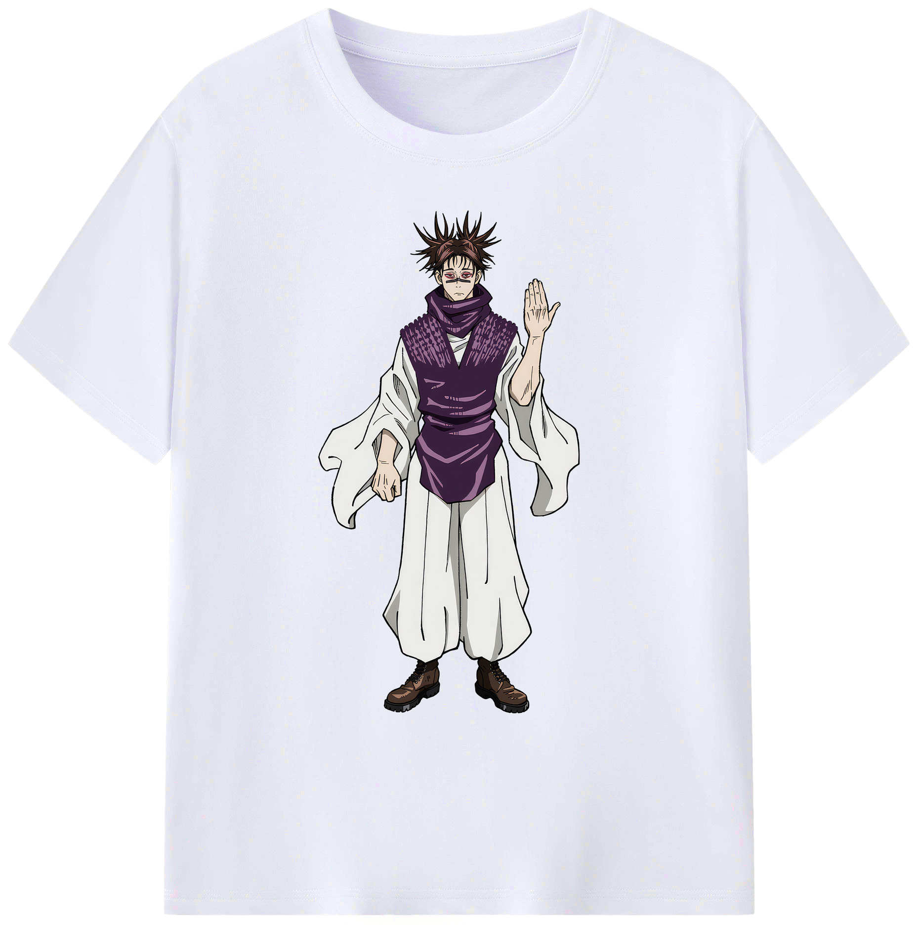 （画像用） 呪術廻戦 Jujutsu Kaisen 綿100％ メンズ半袖Tシャツ｜肌触りやわらか＆通気性