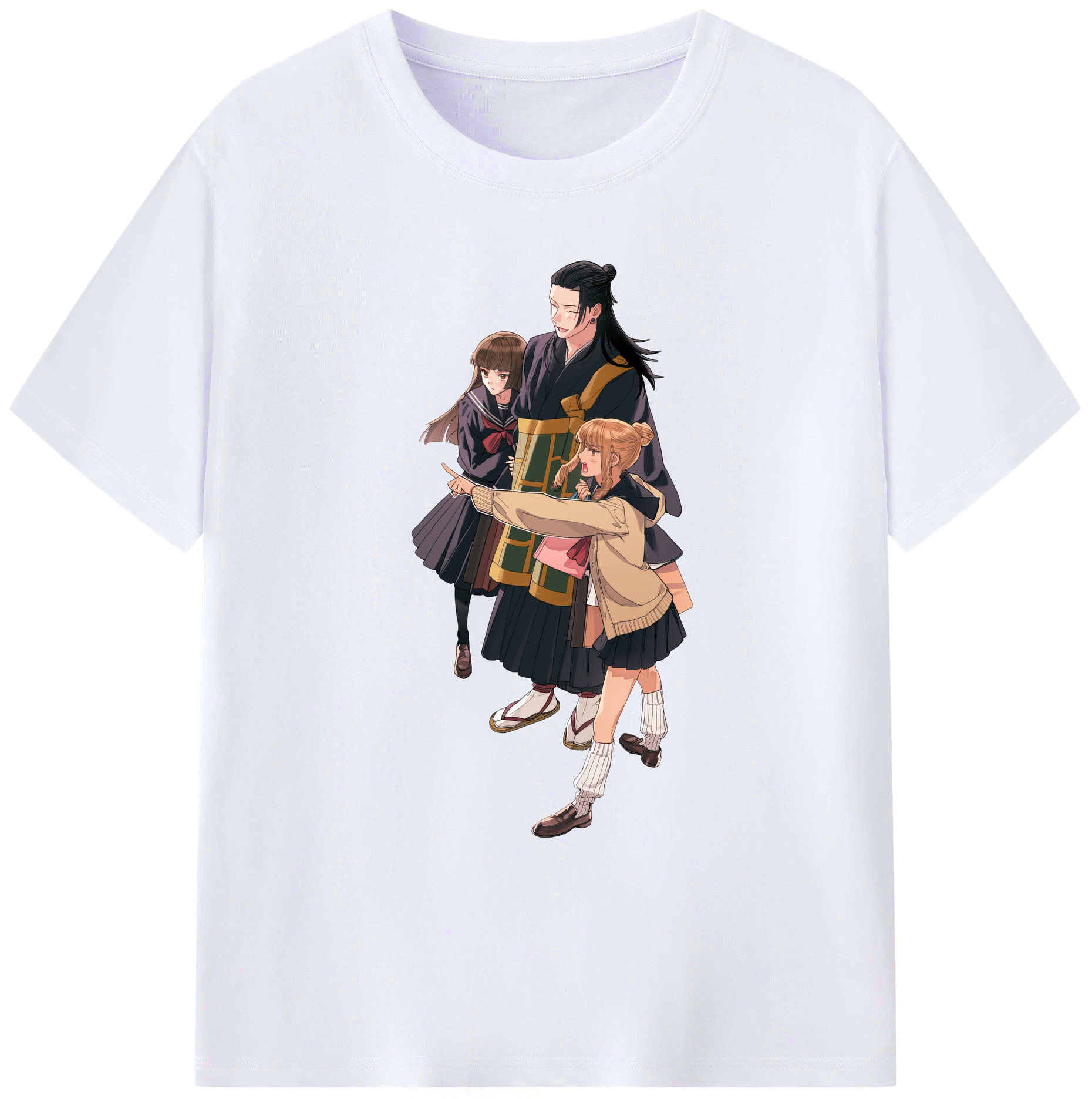 （画像用） 呪術廻戦 Jujutsu Kaisen 綿100％ メンズ半袖Tシャツ｜肌触りやわらか＆通気性