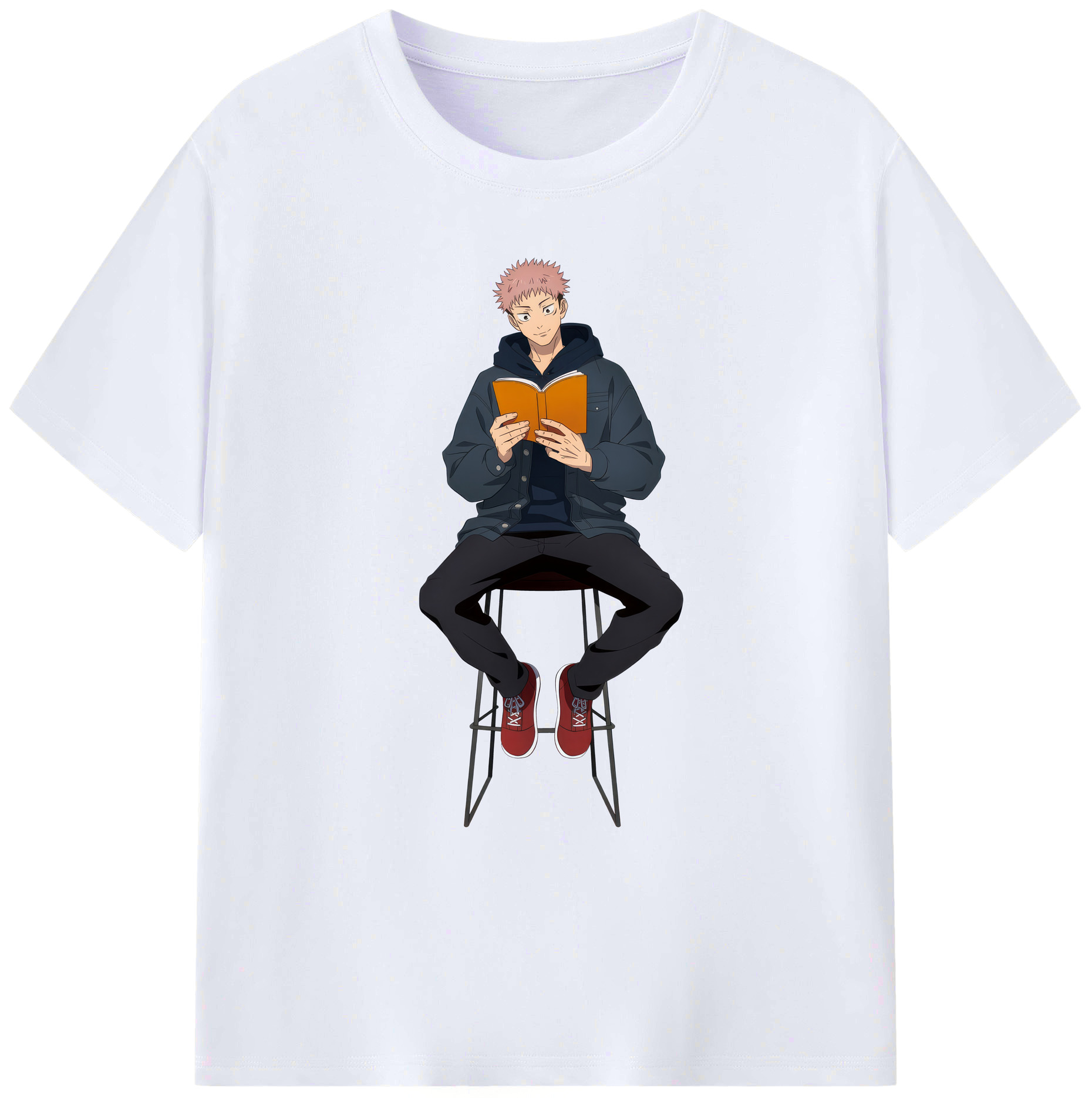 （画像用） 呪術廻戦 Jujutsu Kaisen 綿100％ メンズ半袖Tシャツ｜肌触りやわらか＆通気性