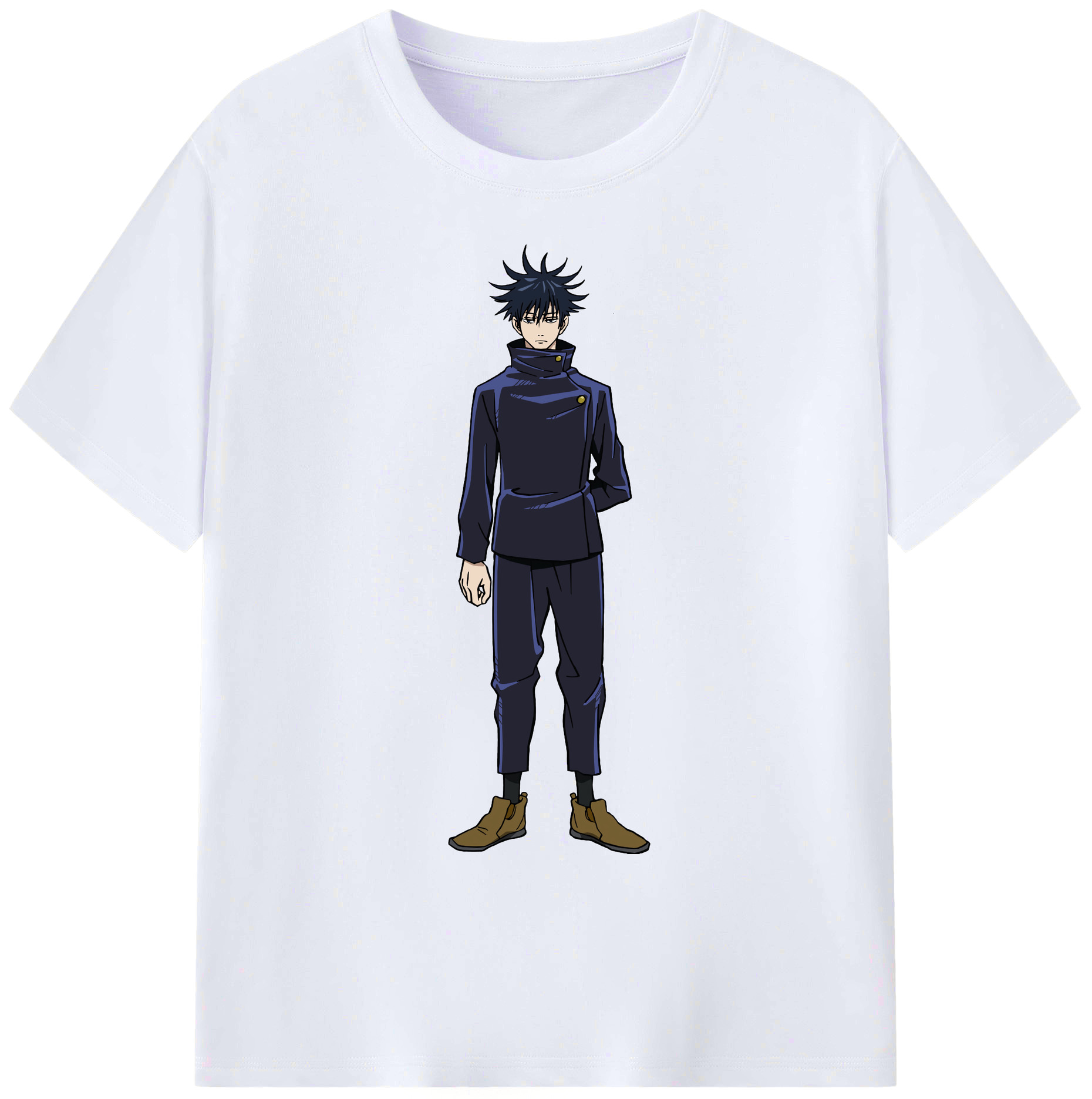 （画像用） 呪術廻戦 Jujutsu Kaisen 綿100％ メンズ半袖Tシャツ｜肌触りやわらか＆通気性
