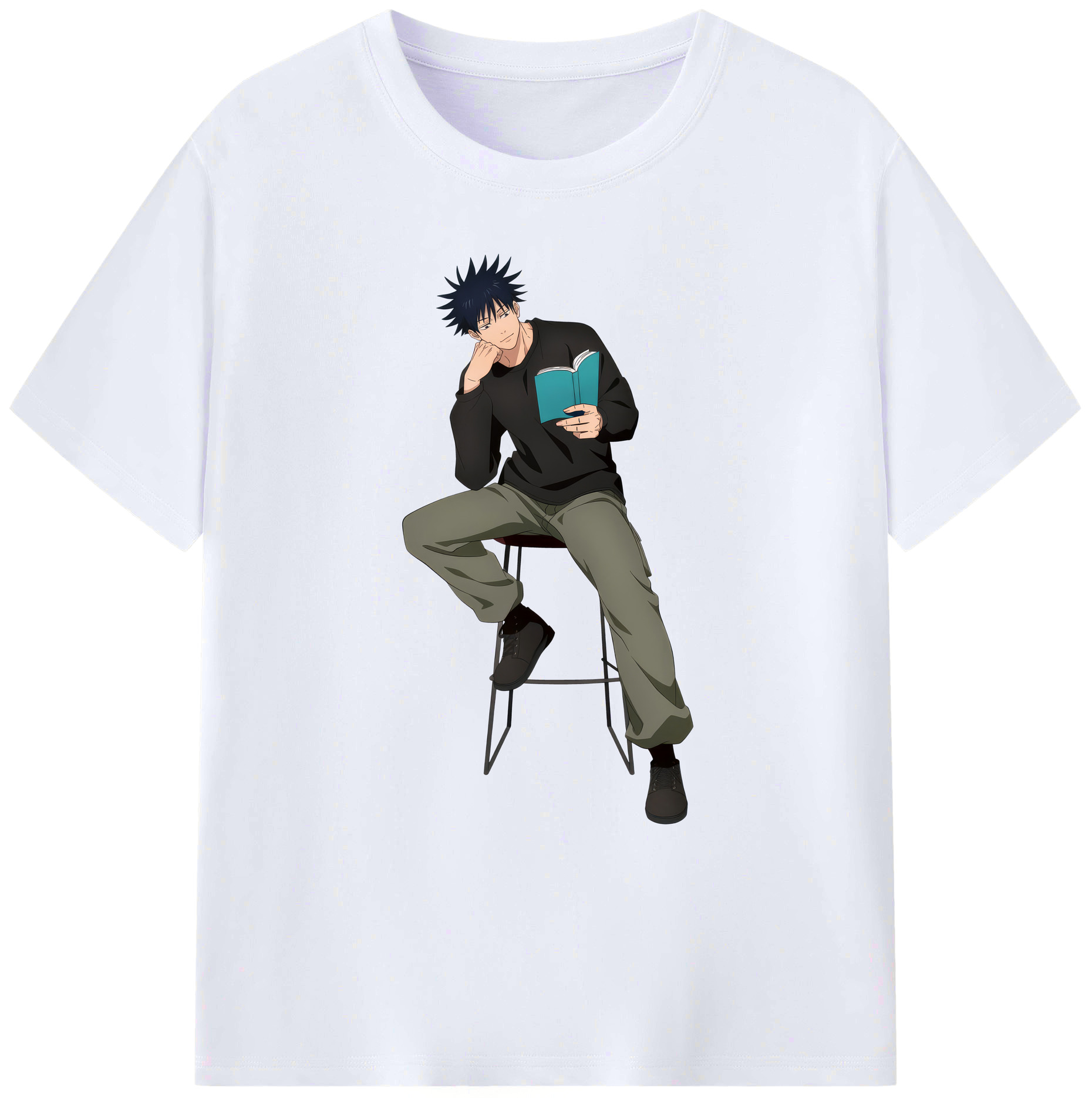 （画像用） 呪術廻戦 Jujutsu Kaisen 綿100％ メンズ半袖Tシャツ｜肌触りやわらか＆通気性