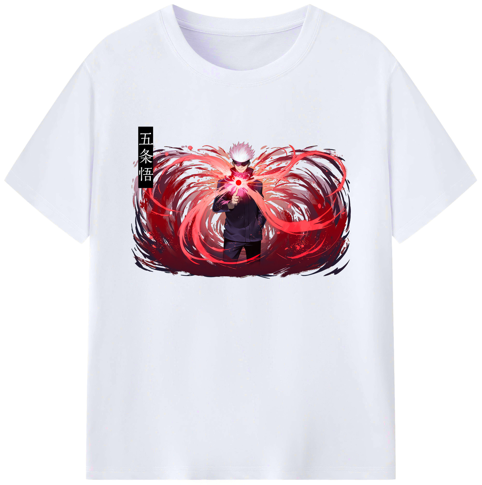 （画像用） 呪術廻戦 Jujutsu Kaisen 綿100％ メンズ半袖Tシャツ｜肌触りやわらか＆通気性
