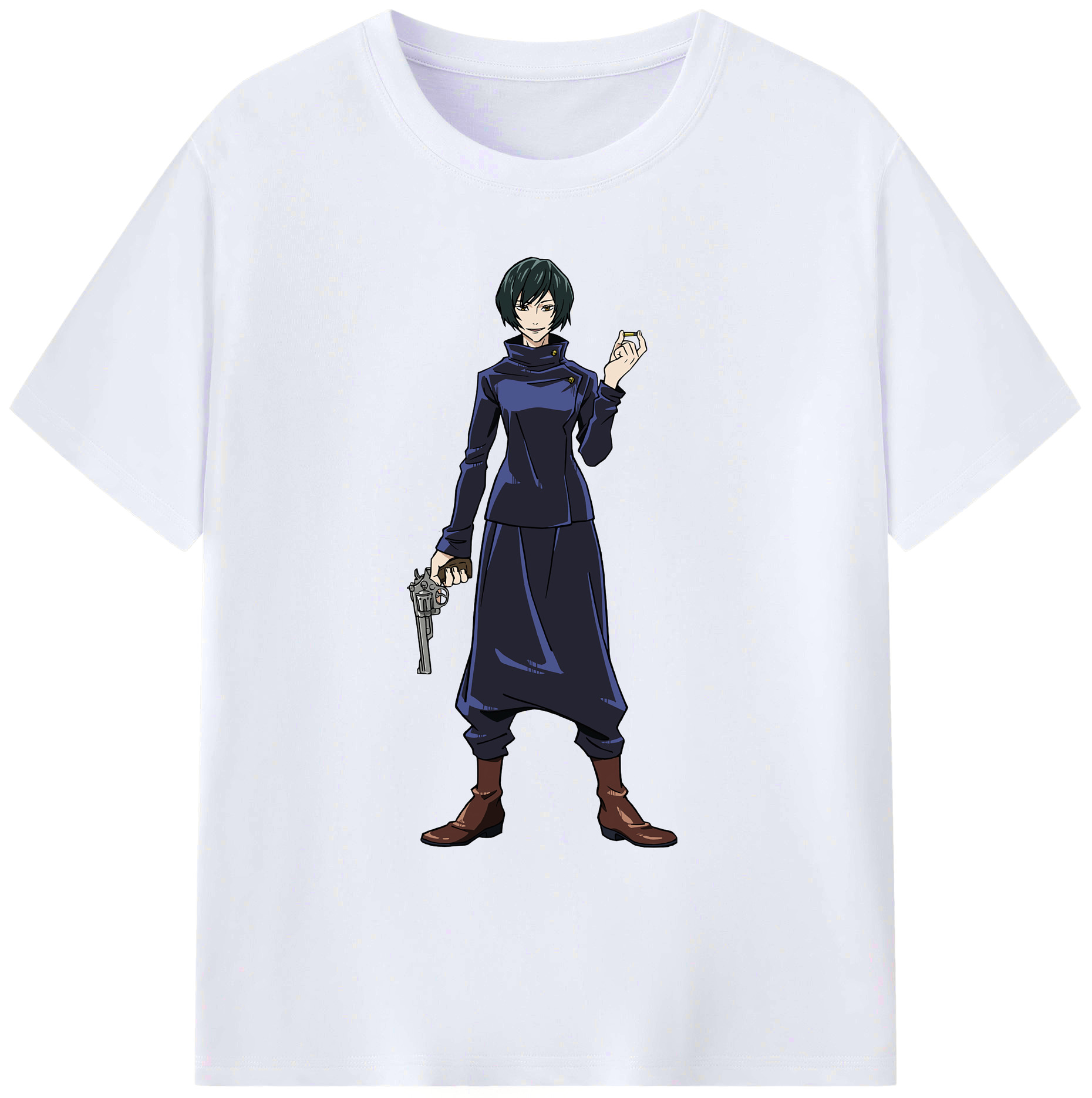 （画像用） 呪術廻戦 Jujutsu Kaisen 綿100％ メンズ半袖Tシャツ｜肌触りやわらか＆通気性