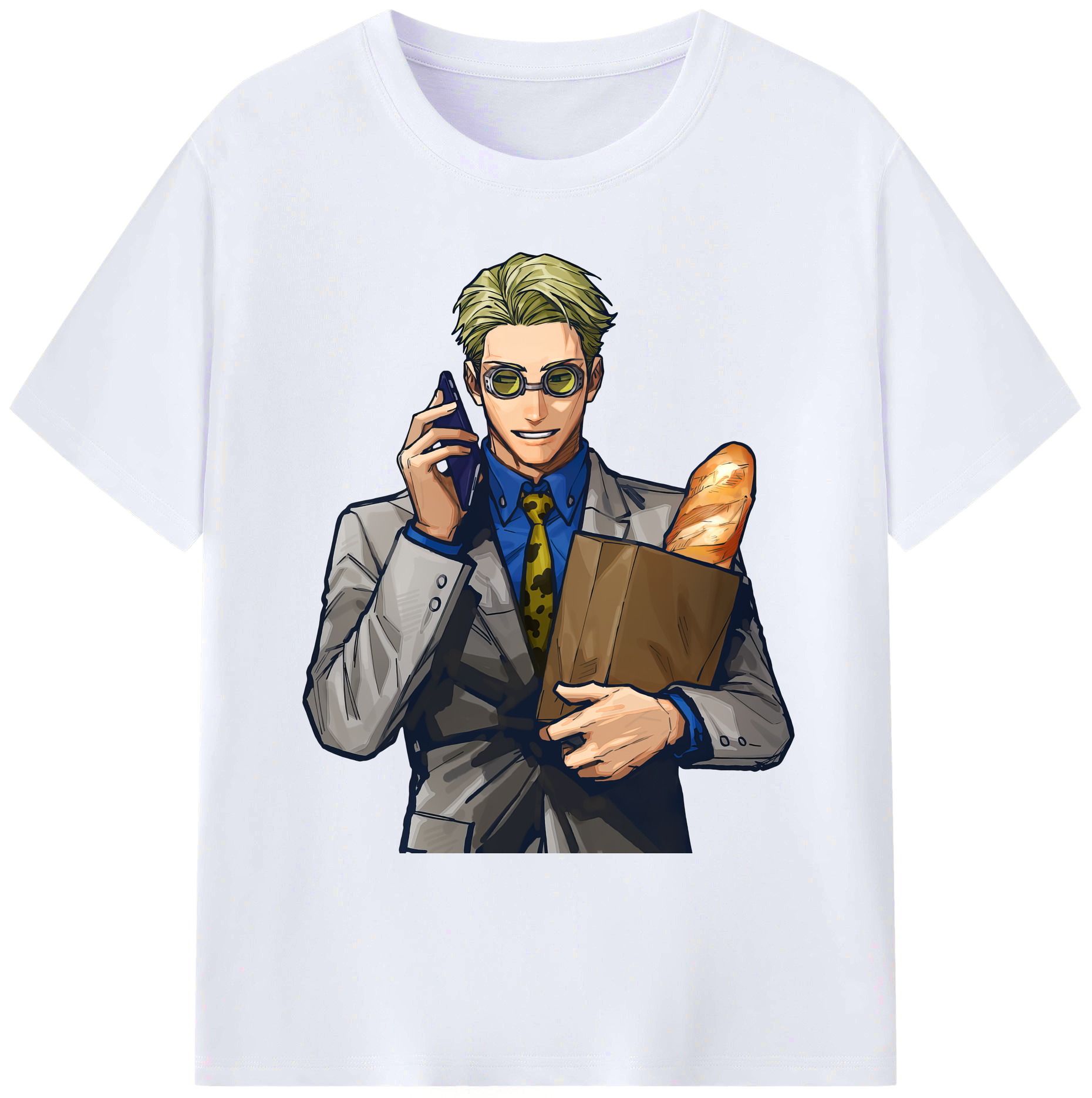 （画像用） 呪術廻戦 Jujutsu Kaisen 綿100％ メンズ半袖Tシャツ｜肌触りやわらか＆通気性