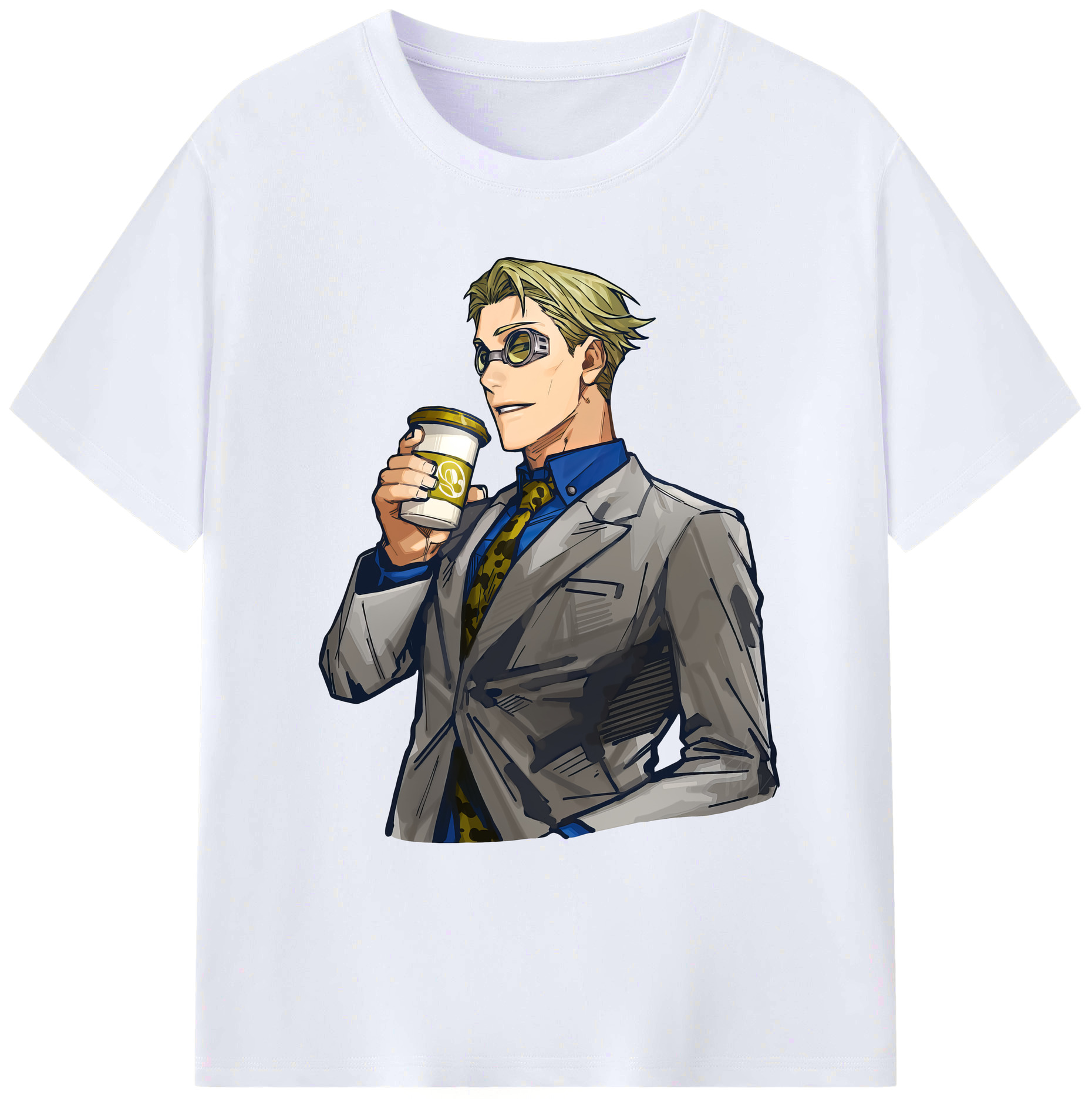 （画像用） 呪術廻戦 Jujutsu Kaisen 綿100％ メンズ半袖Tシャツ｜肌触りやわらか＆通気性