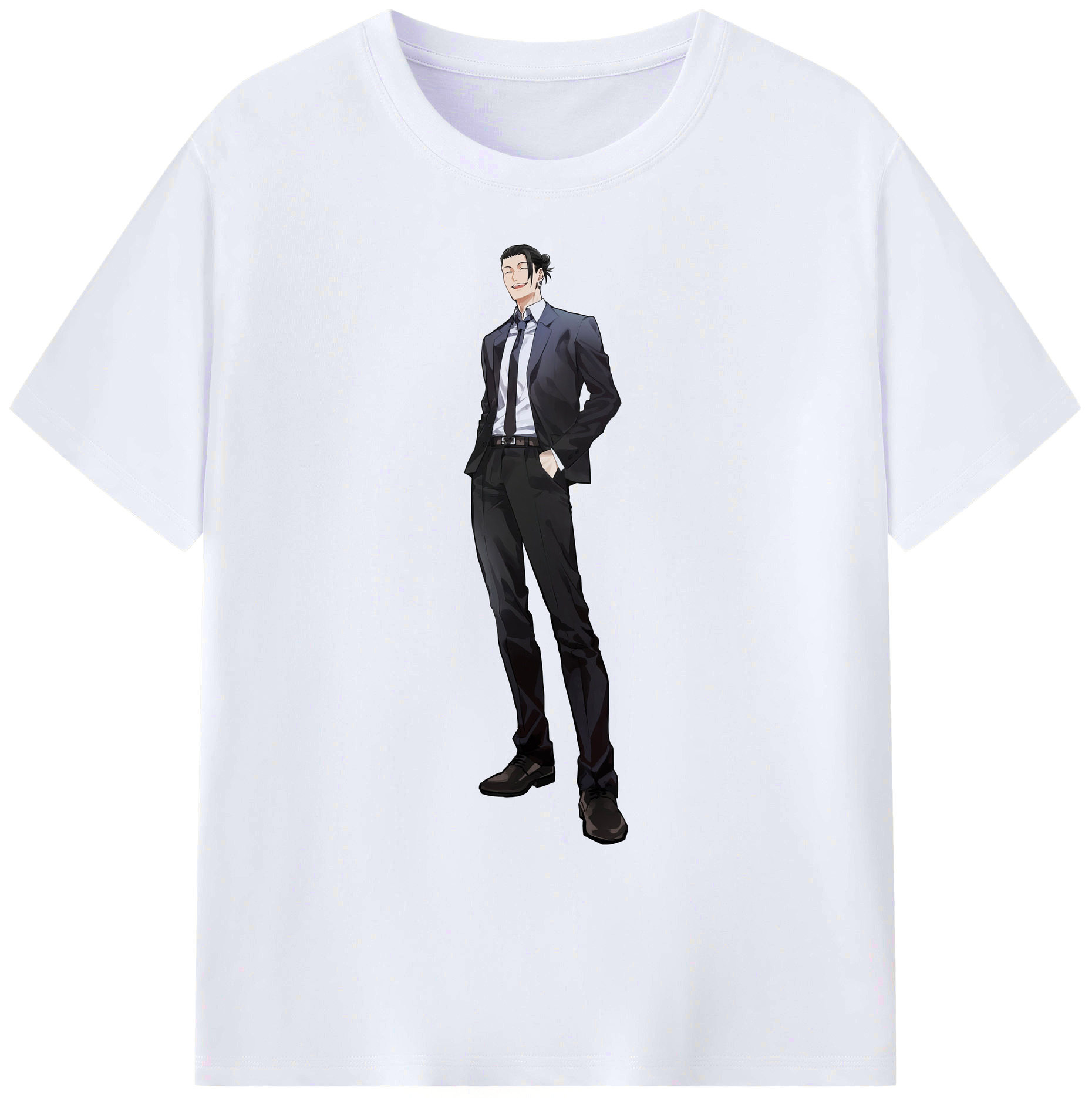 （画像用） 呪術廻戦 Jujutsu Kaisen 綿100％ メンズ半袖Tシャツ｜肌触りやわらか＆通気性
