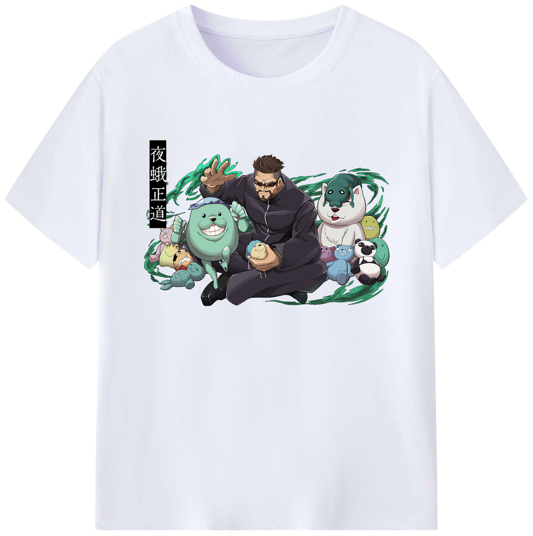 （画像用） 呪術廻戦 Jujutsu Kaisen 綿100％ メンズ半袖Tシャツ｜肌触りやわらか＆通気性