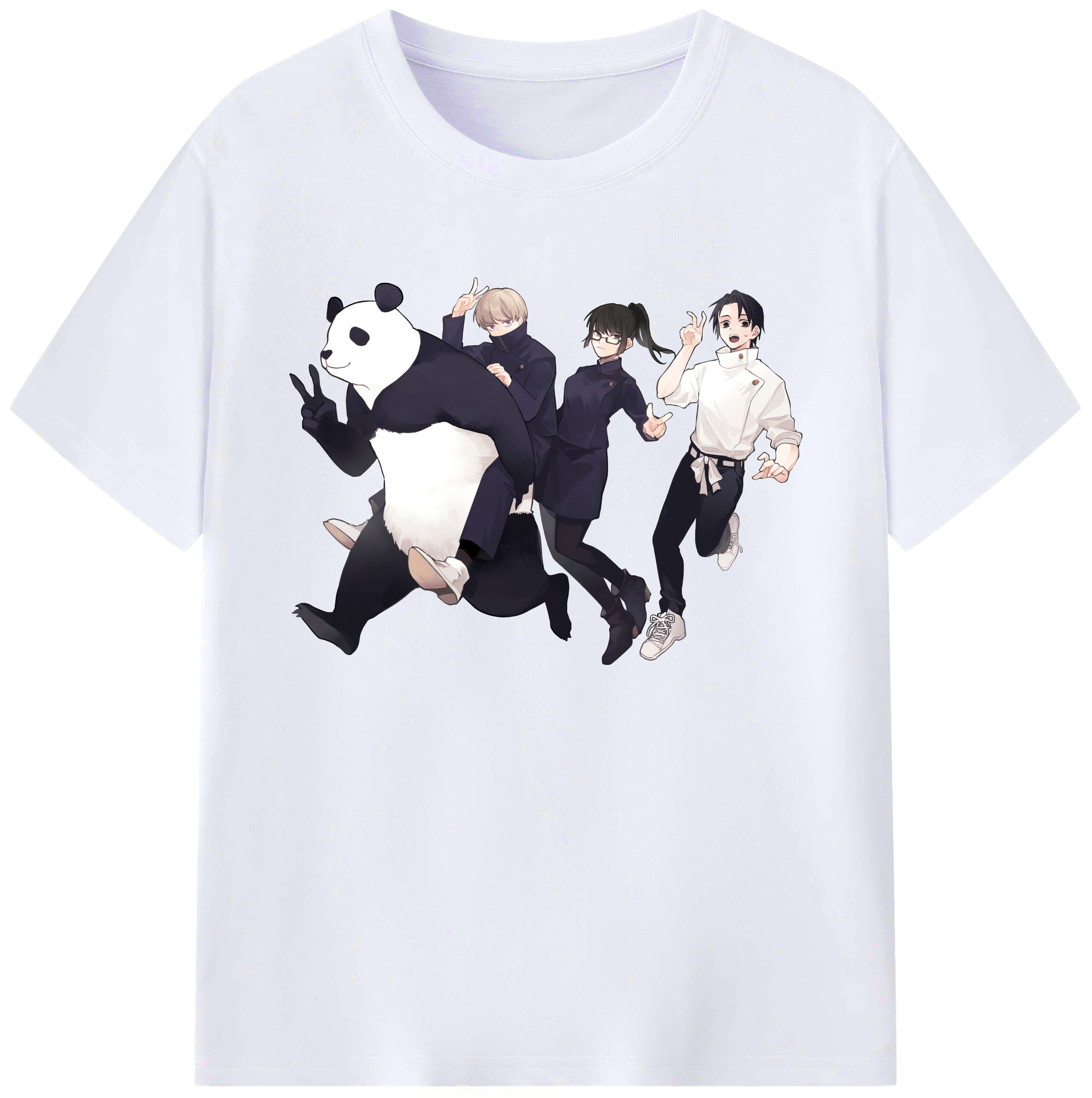 （画像用） 呪術廻戦 Jujutsu Kaisen 綿100％ メンズ半袖Tシャツ｜肌触りやわらか＆通気性