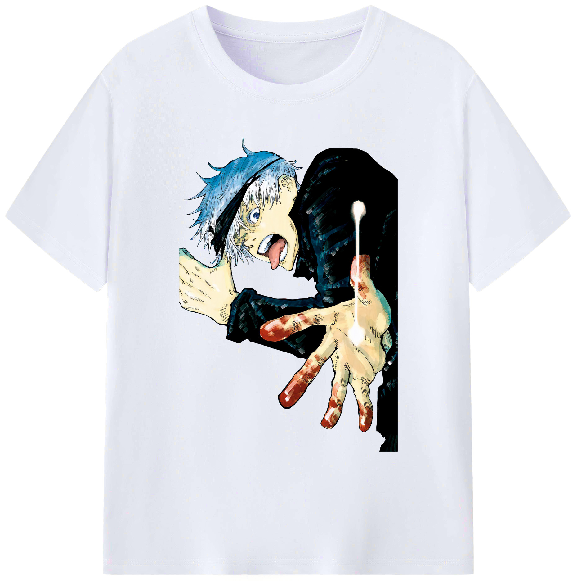 （画像用） 呪術廻戦 Jujutsu Kaisen 綿100％ メンズ半袖Tシャツ｜肌触りやわらか＆通気性