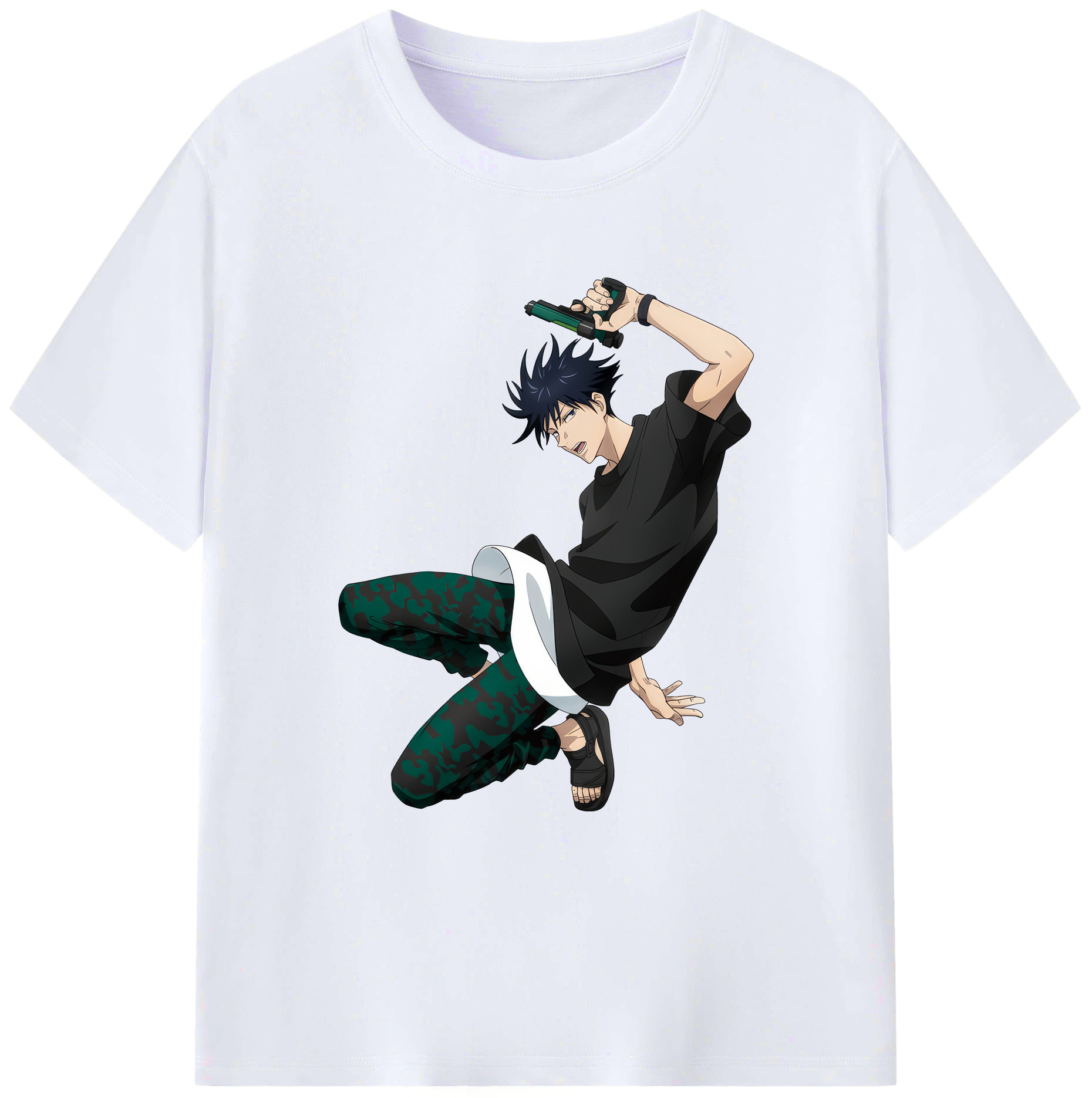 （画像用） 呪術廻戦 Jujutsu Kaisen 綿100％ メンズ半袖Tシャツ｜肌触りやわらか＆通気性