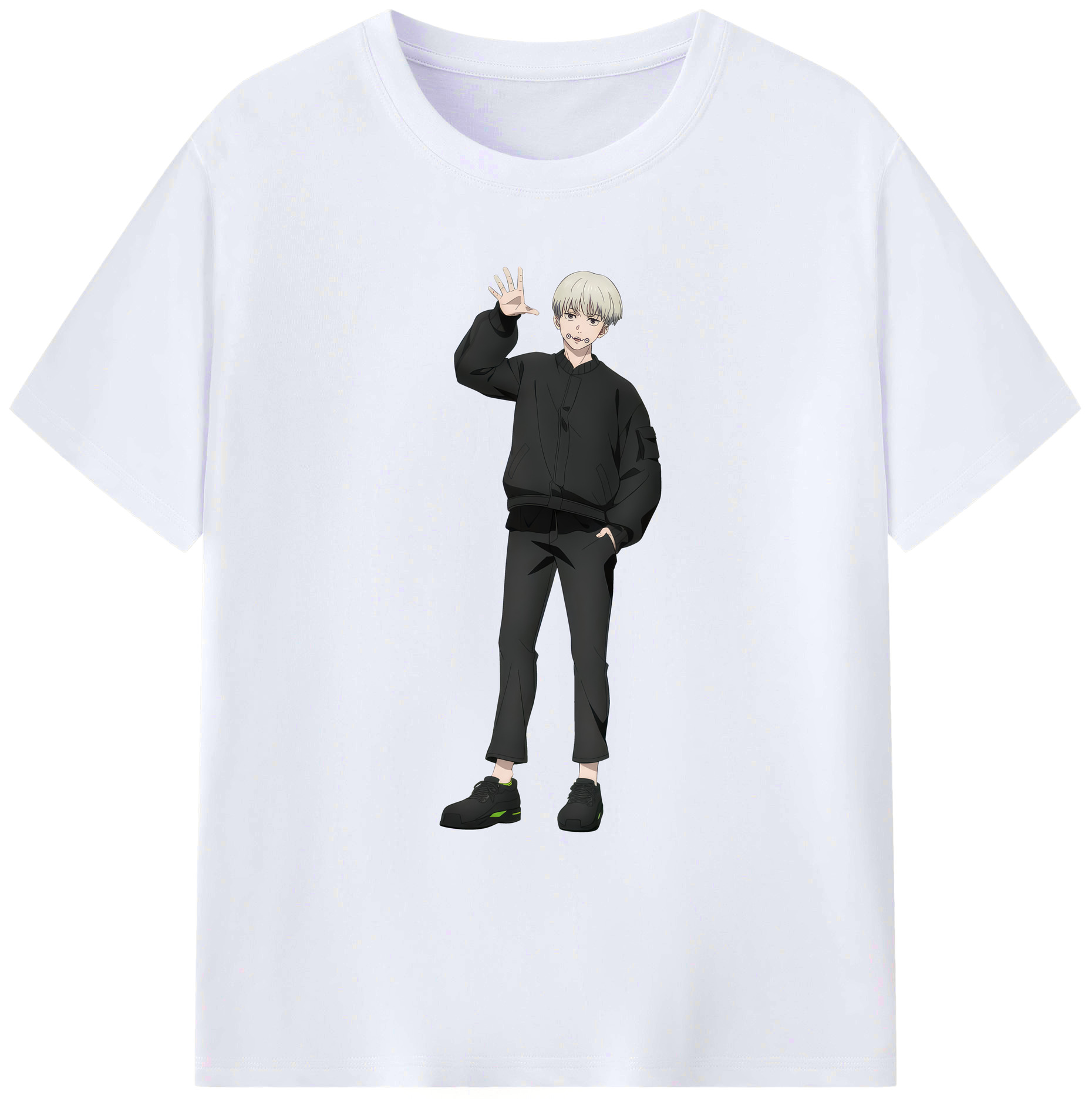 （画像用） 呪術廻戦 Jujutsu Kaisen 綿100％ メンズ半袖Tシャツ｜肌触りやわらか＆通気性