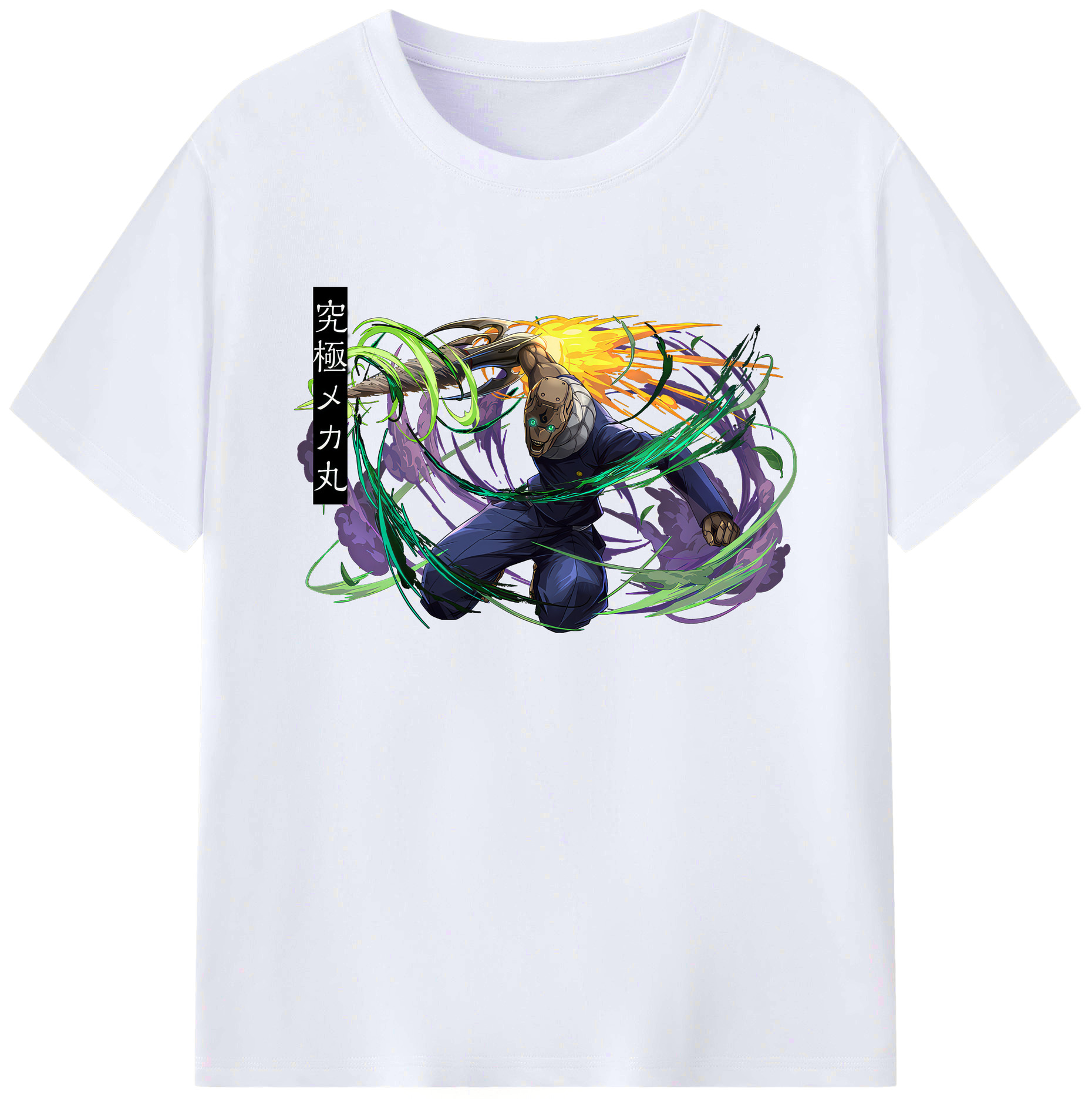 （画像用） 呪術廻戦 Jujutsu Kaisen 綿100％ メンズ半袖Tシャツ｜肌触りやわらか＆通気性